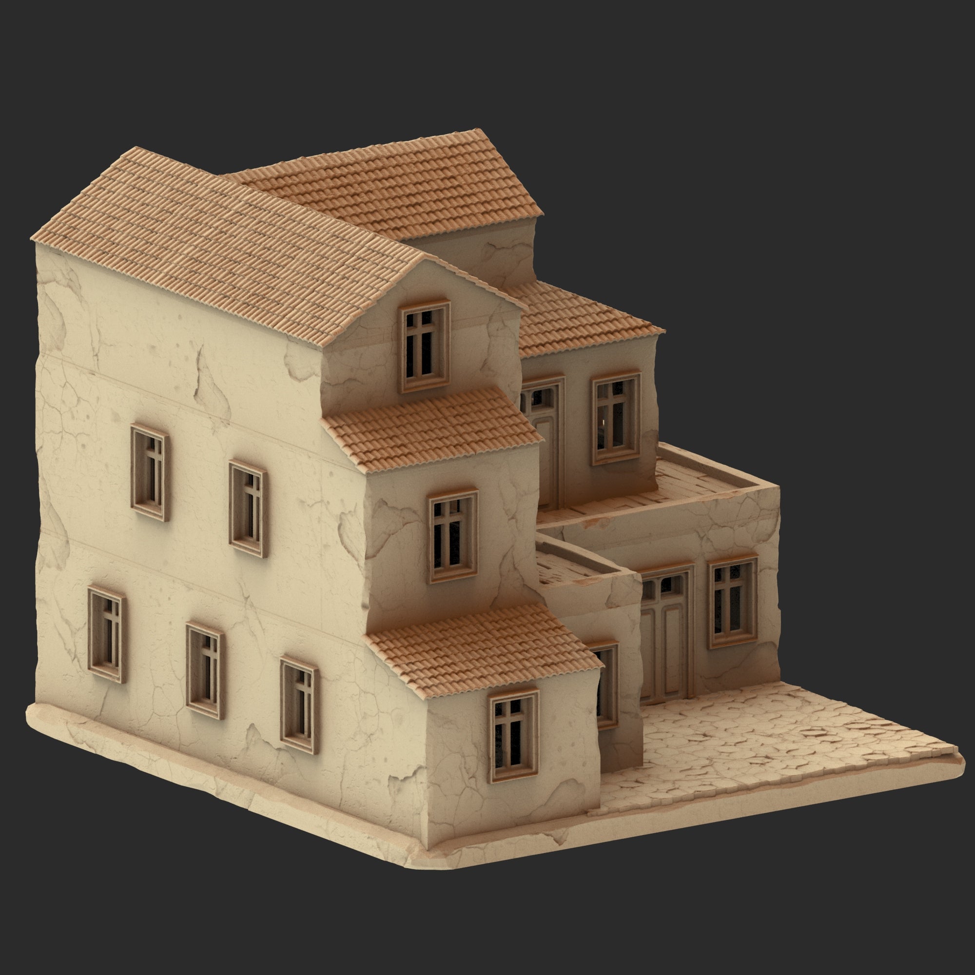 Provence Architecture Part 1 – 13 Printable STL Buildings (28mm Scale)