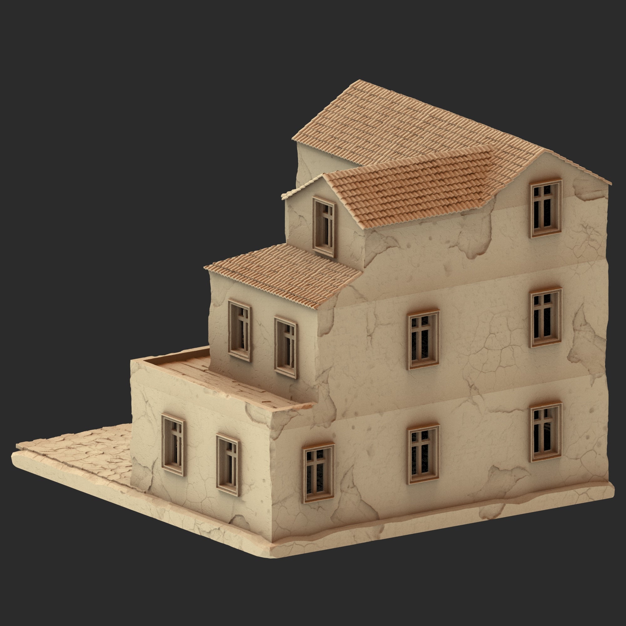 Provence Architecture Part 1 – 13 Printable STL Buildings (28mm Scale)