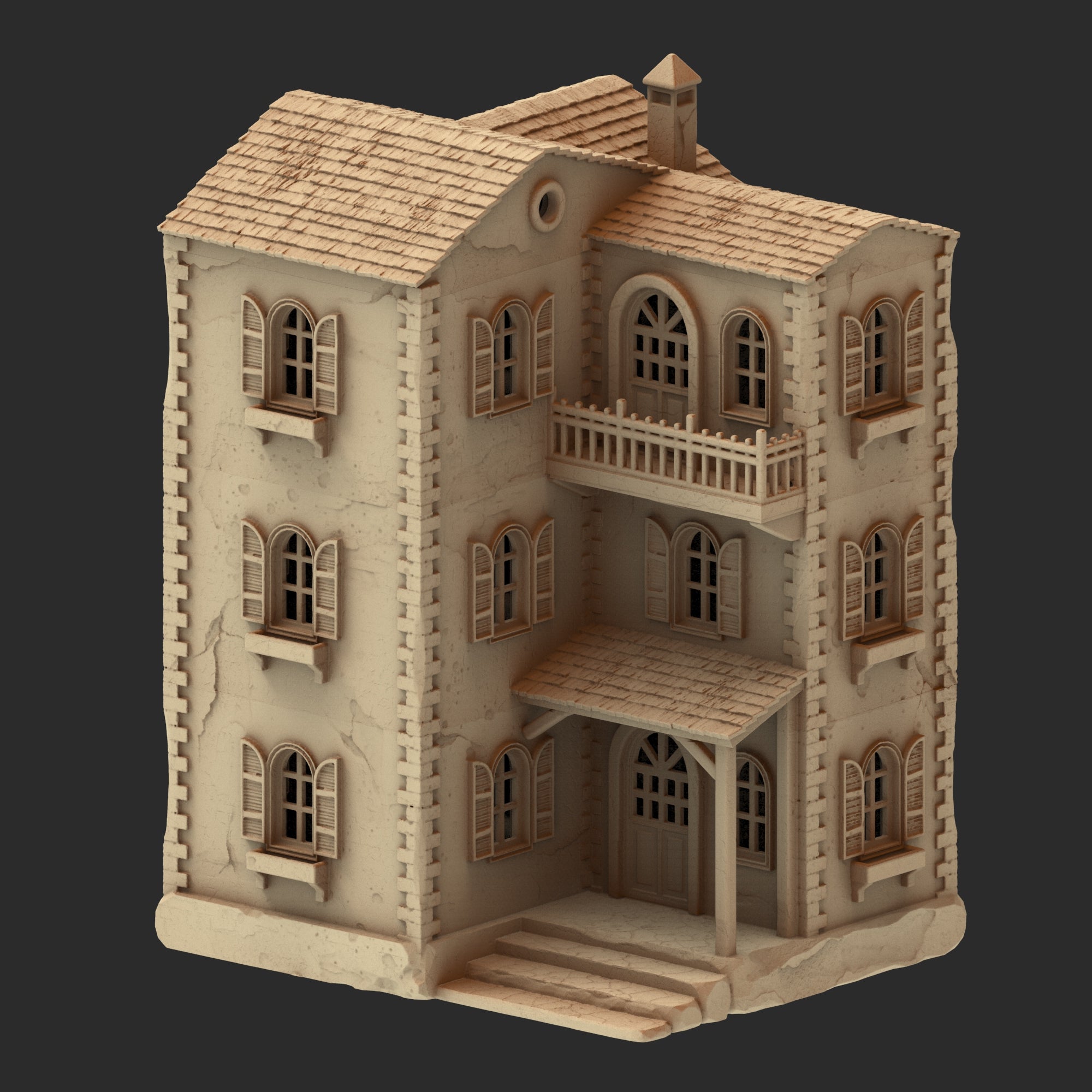 Provence Architecture Part 1 – 13 Printable STL Buildings (28mm Scale)