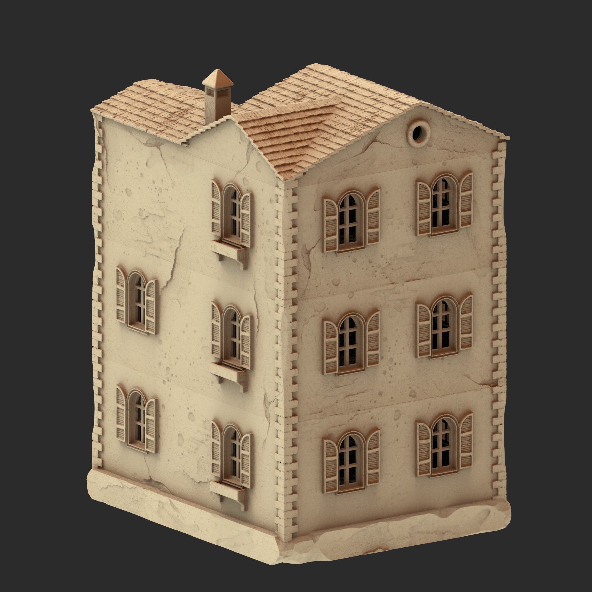 Provence Architecture Part 1 – 13 Printable STL Buildings (28mm Scale)