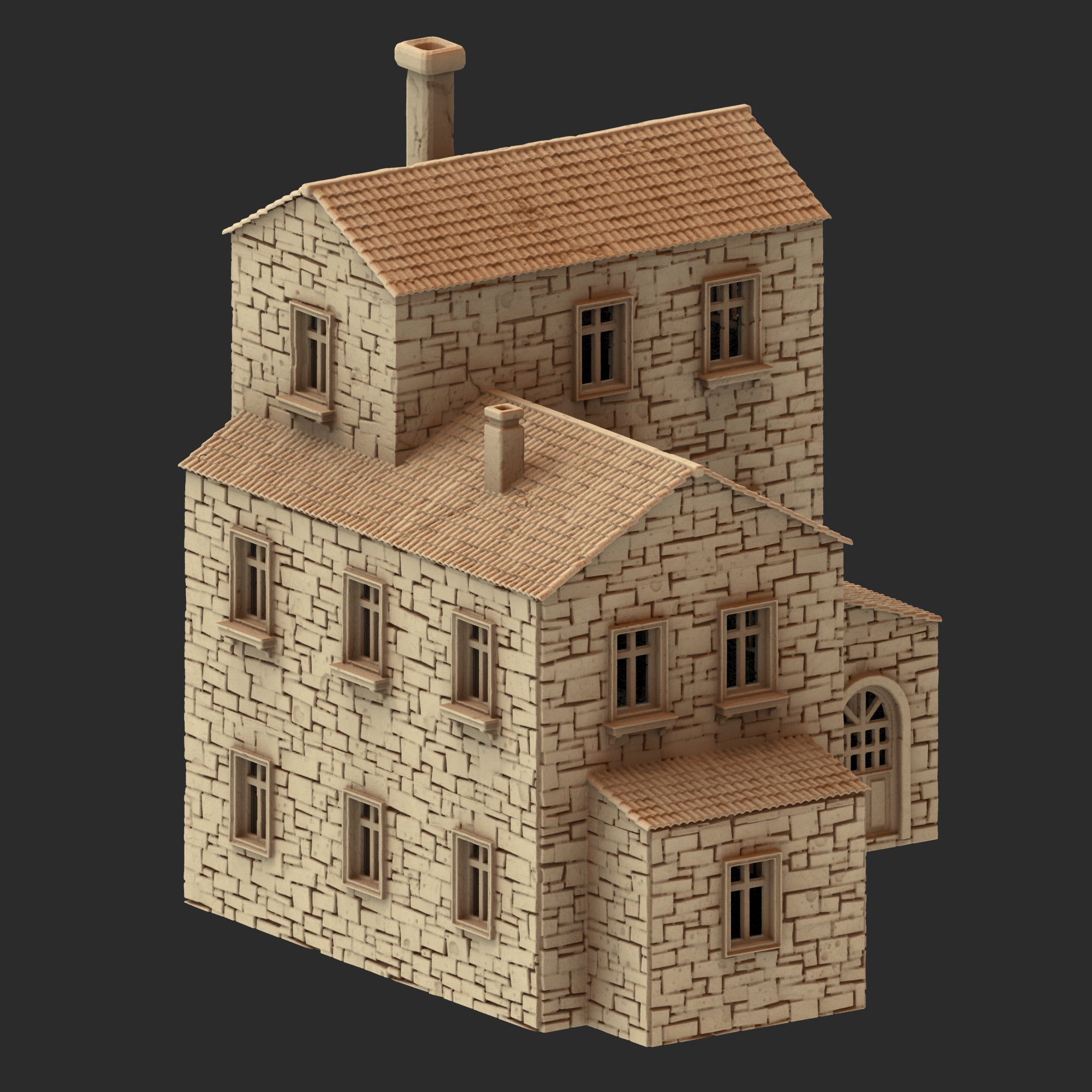Provence Architecture Part 1 – 13 Printable STL Buildings (28mm Scale)