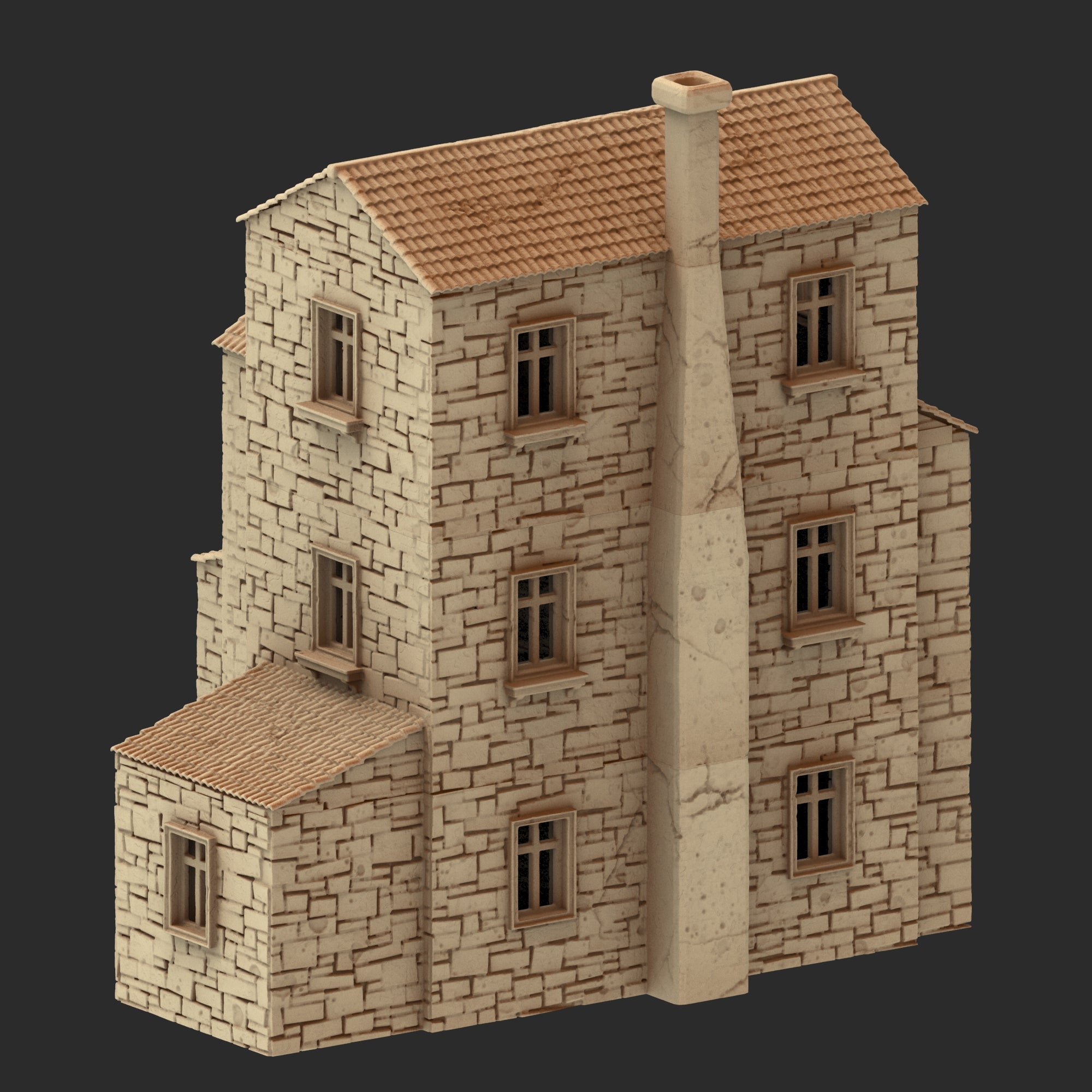 Provence Architecture Part 1 – 13 Printable STL Buildings (28mm Scale)