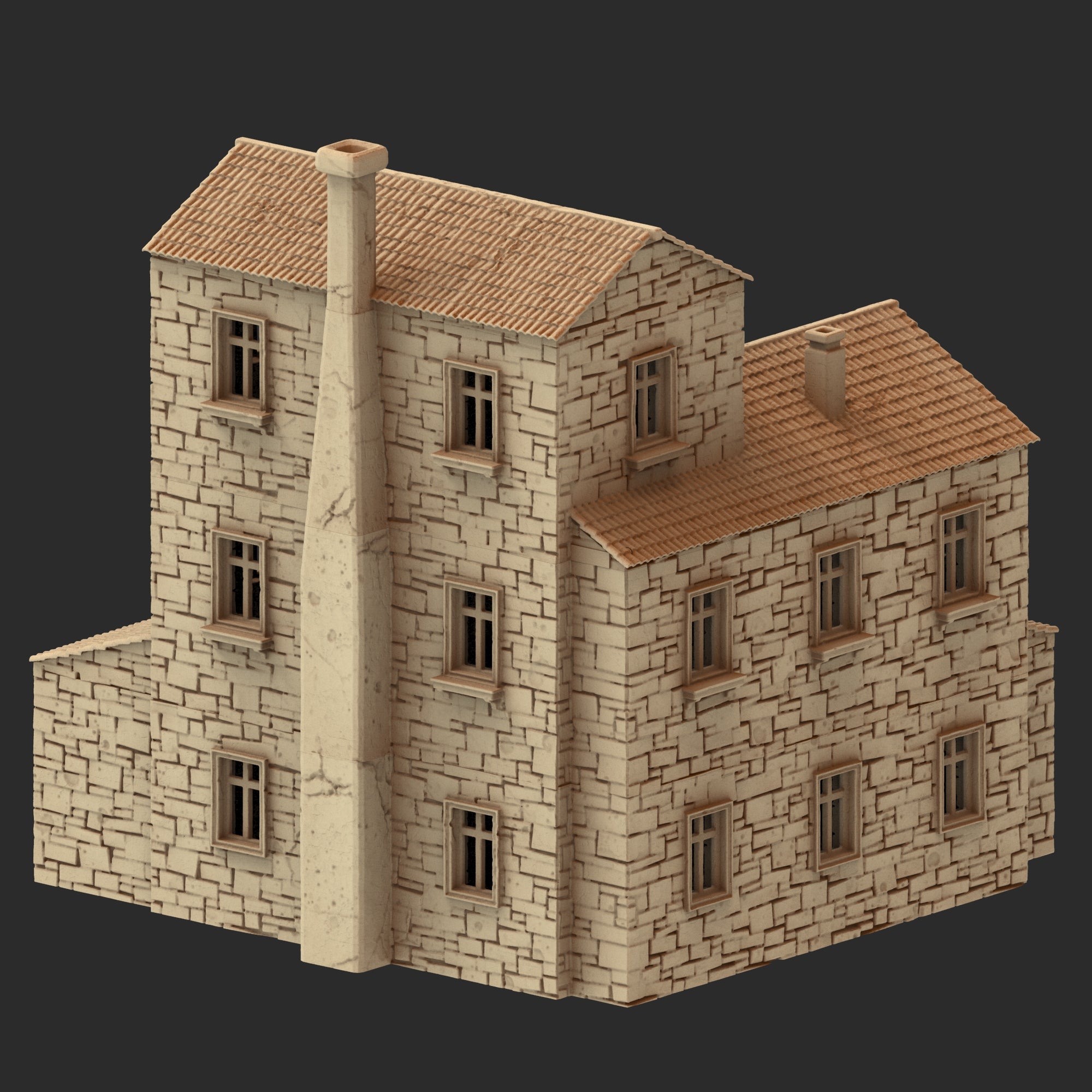 Provence Architecture Part 1 – 13 Printable STL Buildings (28mm Scale)