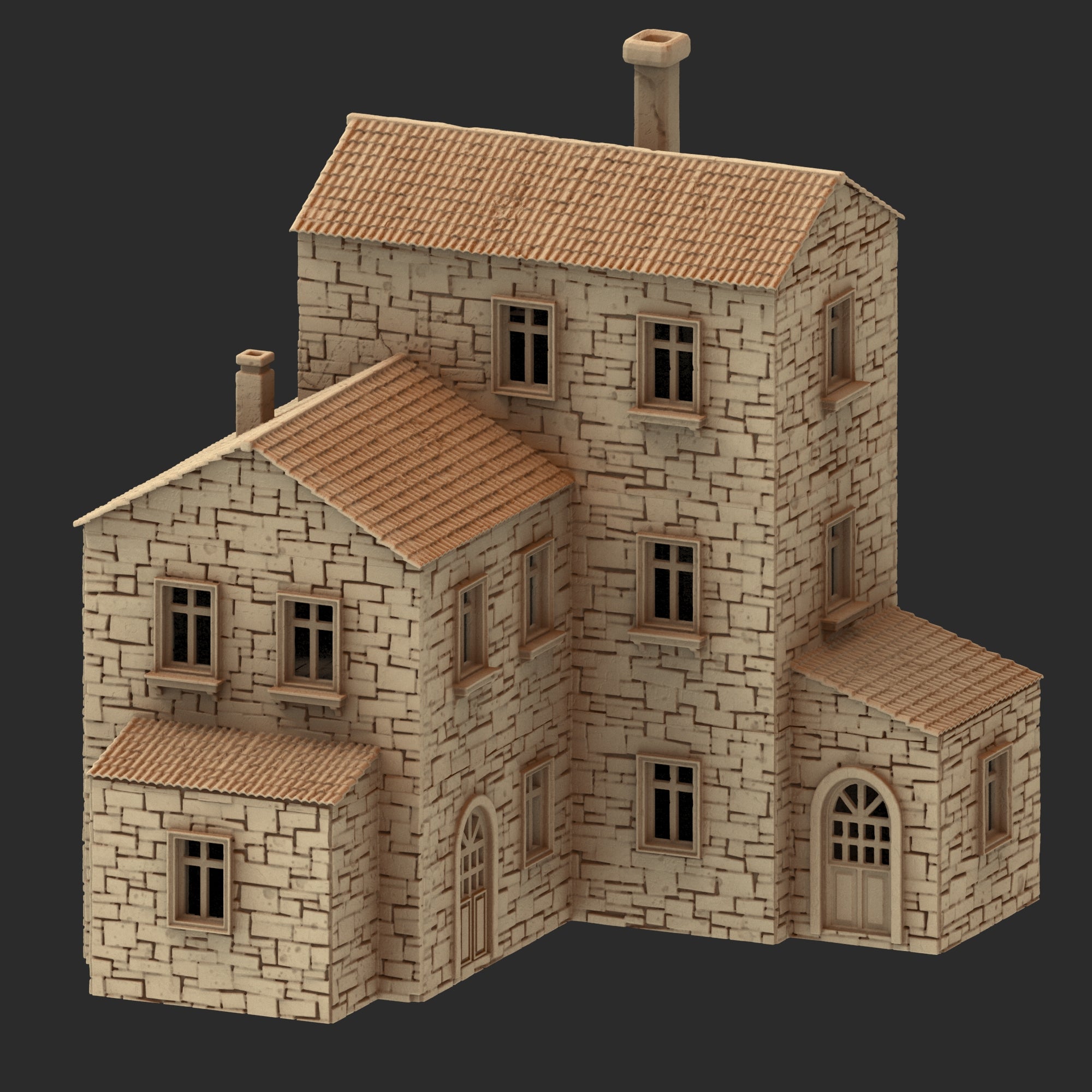 Provence Architecture Part 1 – 13 Printable STL Buildings (28mm Scale)