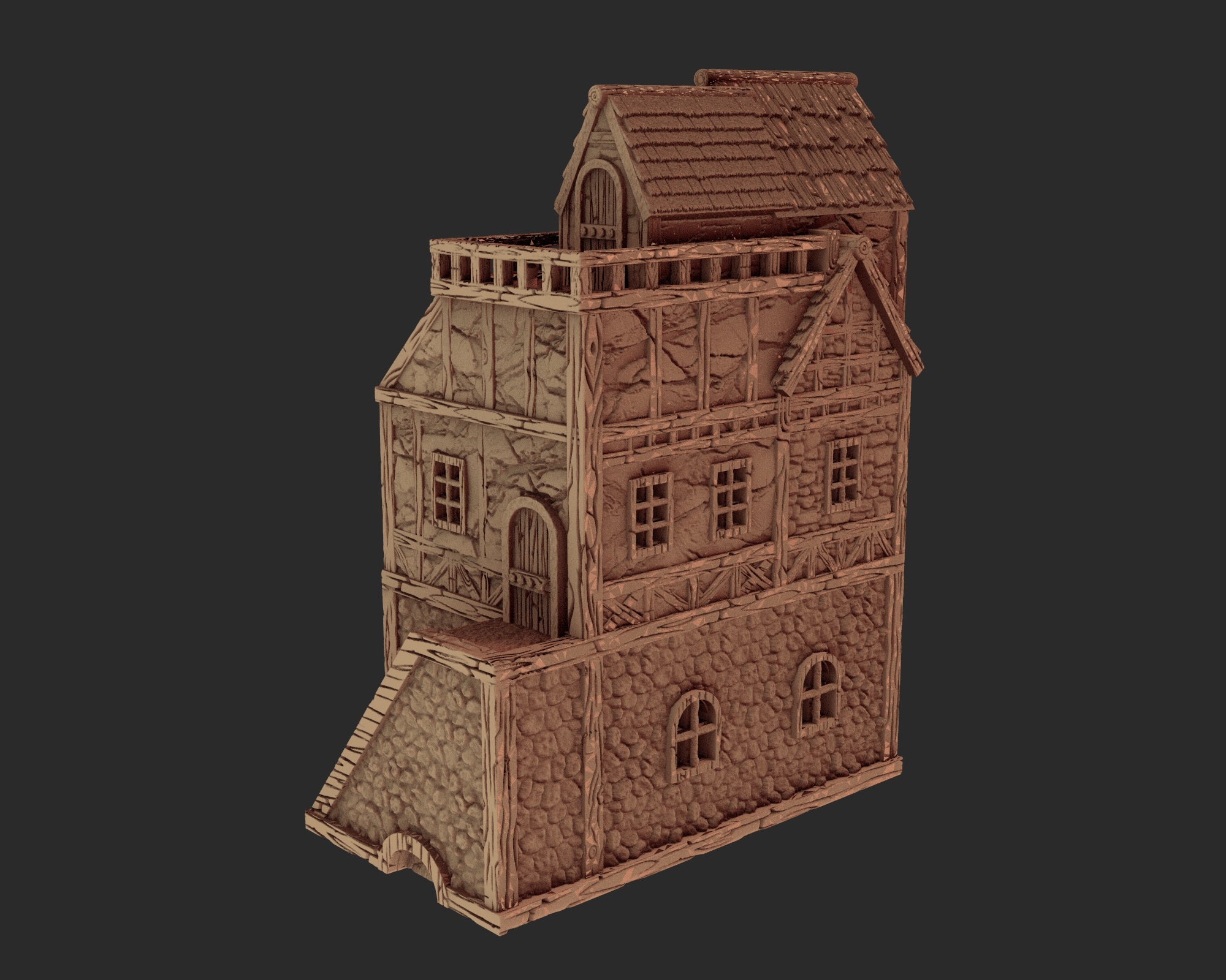 Middle Ages houses - x3 Buildings