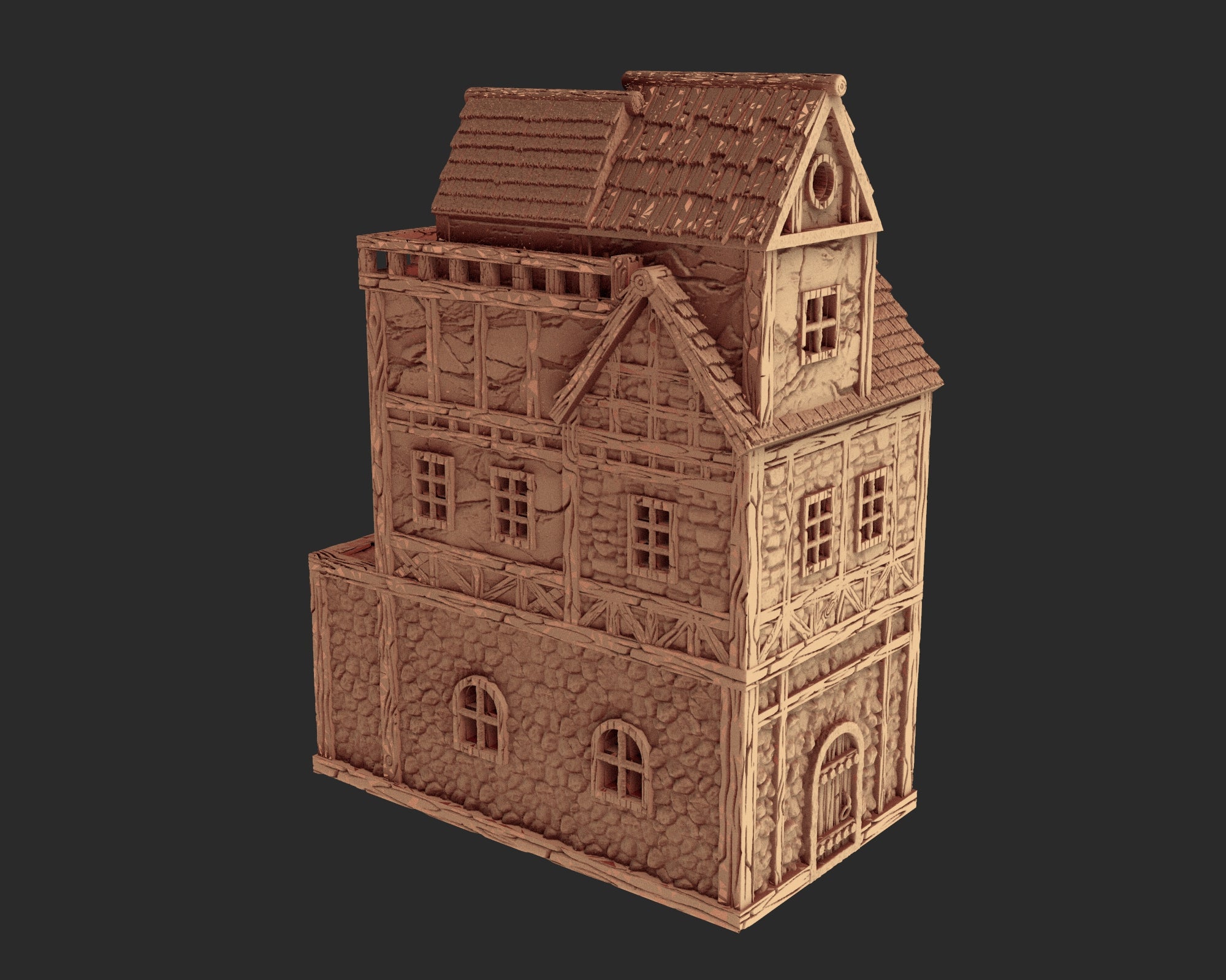 Middle Ages houses - x3 Buildings