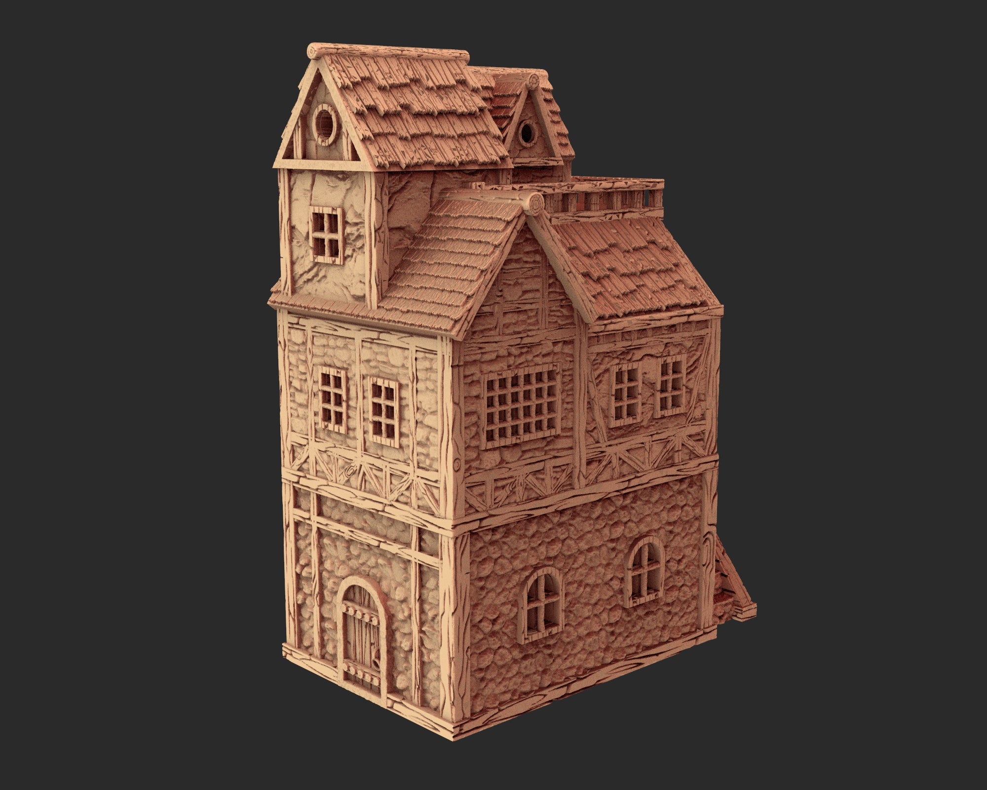 Middle Ages houses - x3 Buildings