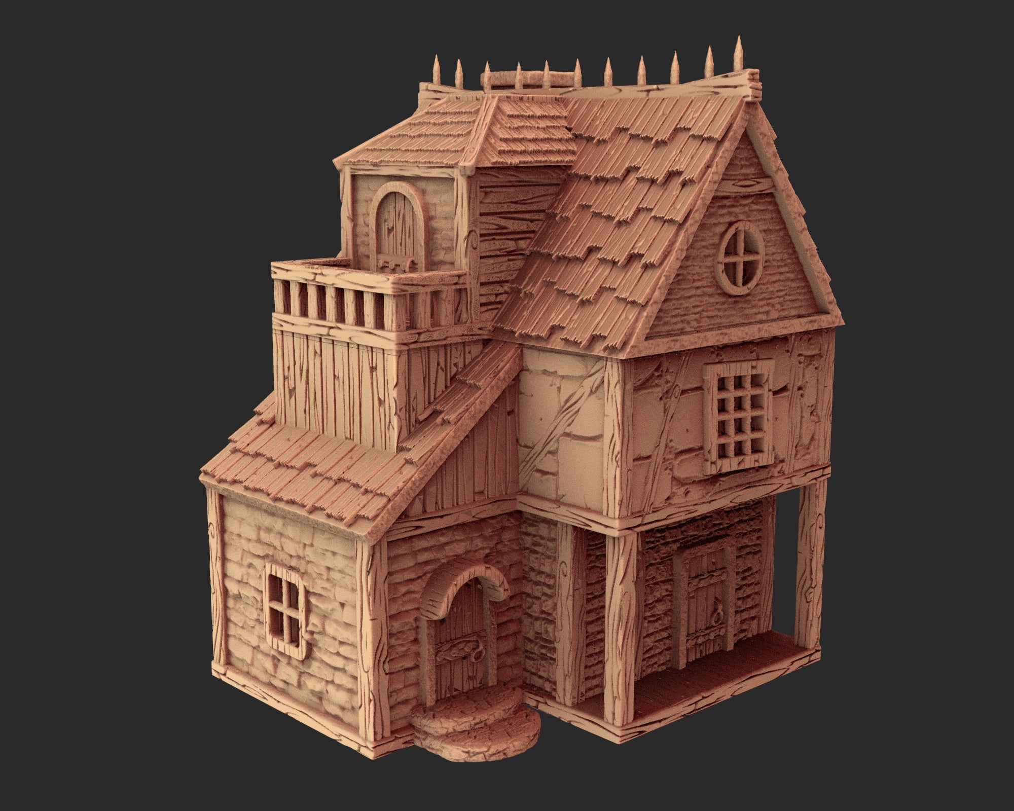 Middle Ages houses - x3 Buildings