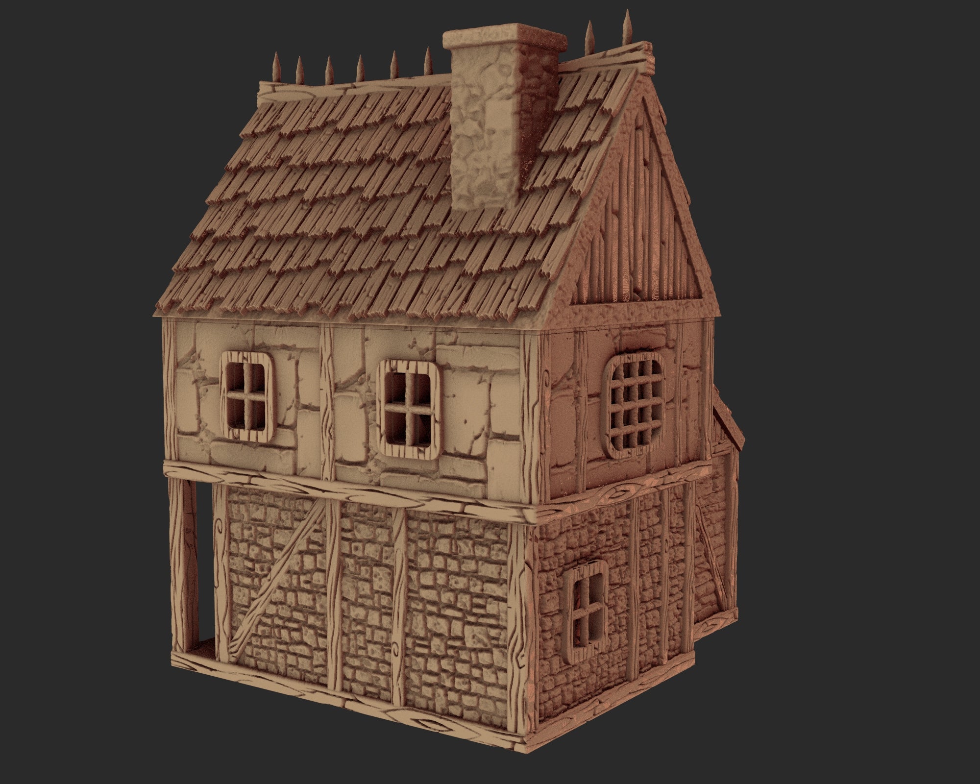 Middle Ages houses - x3 Buildings