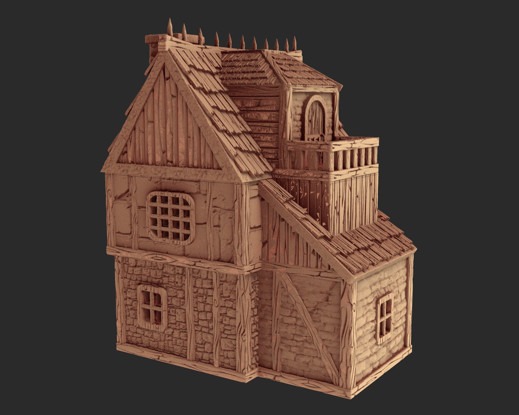 Middle Ages houses - x3 Buildings