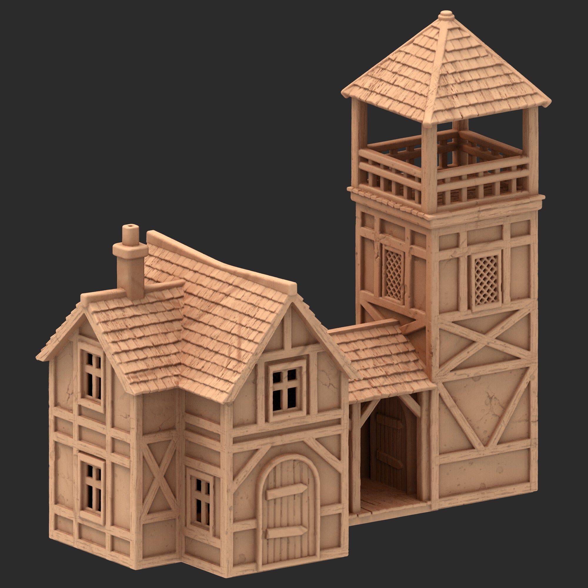Medieval Town Architecture Part 2 - x9 Buildings