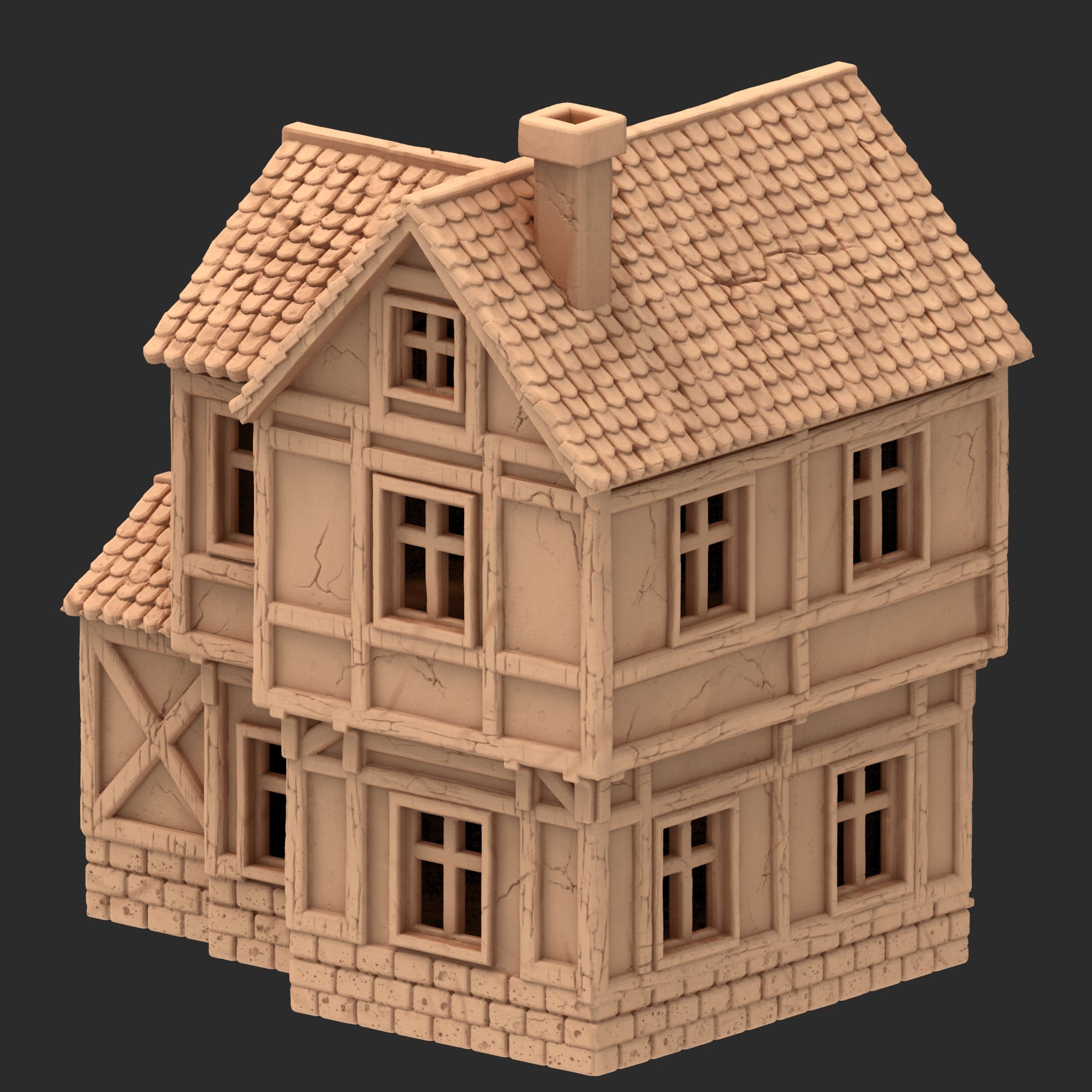 Medieval Town Architecture Part 2 - x9 Buildings