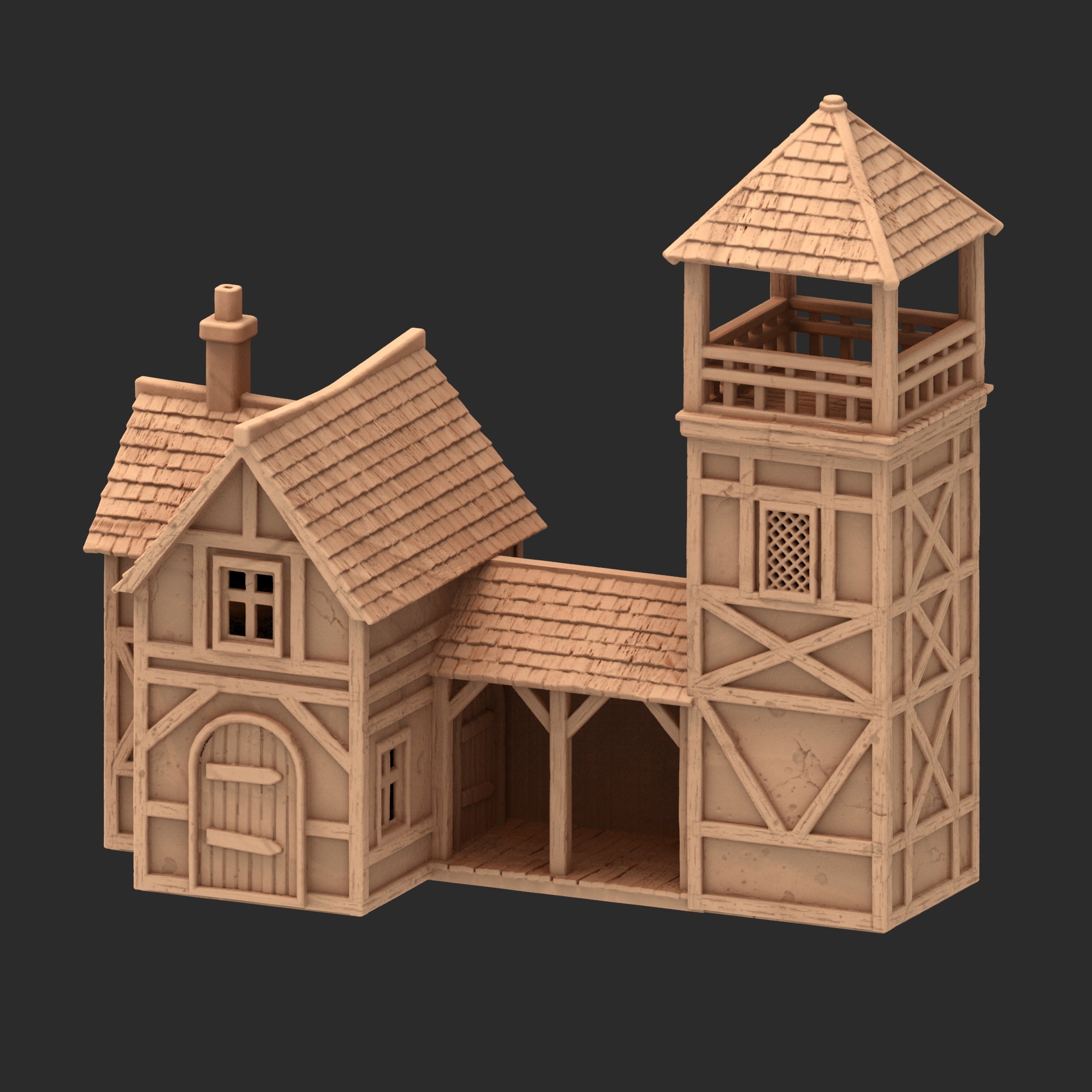 Medieval Town Architecture Part 2 - x9 Buildings