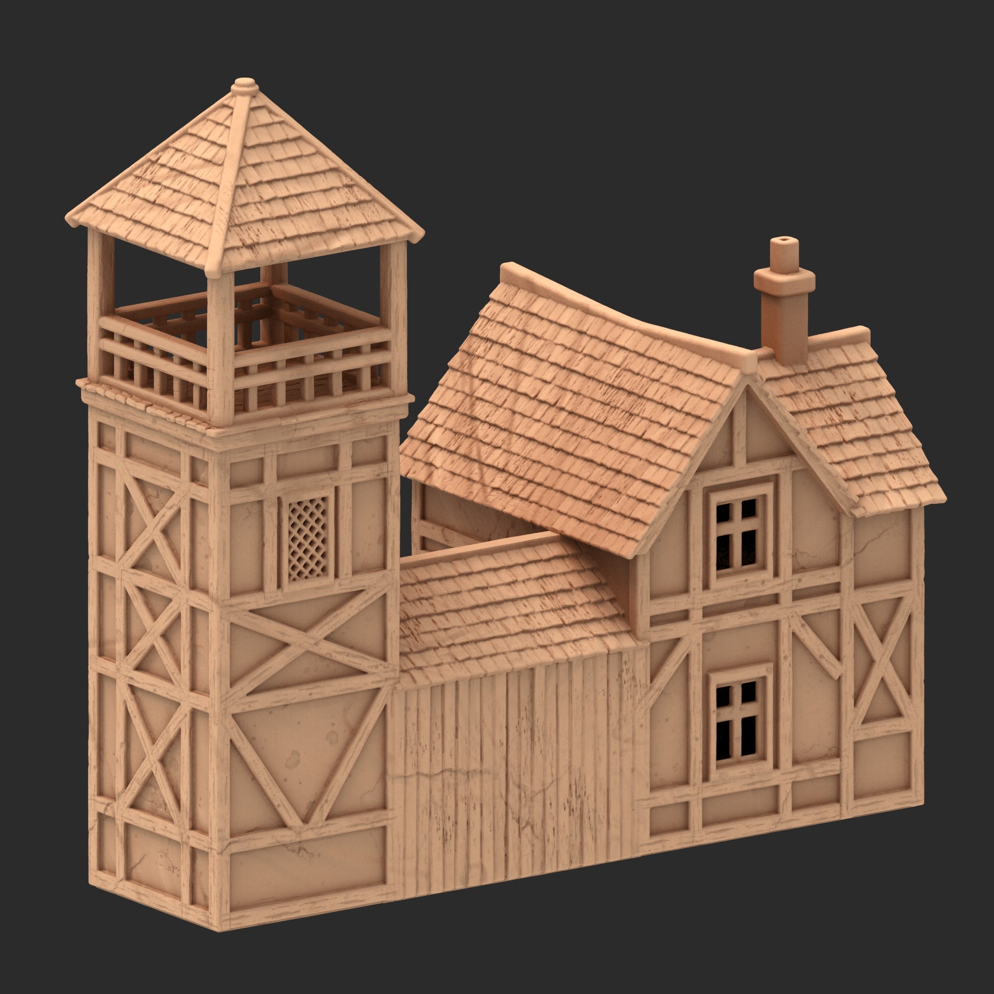 Medieval Town Architecture Part 2 - x9 Buildings