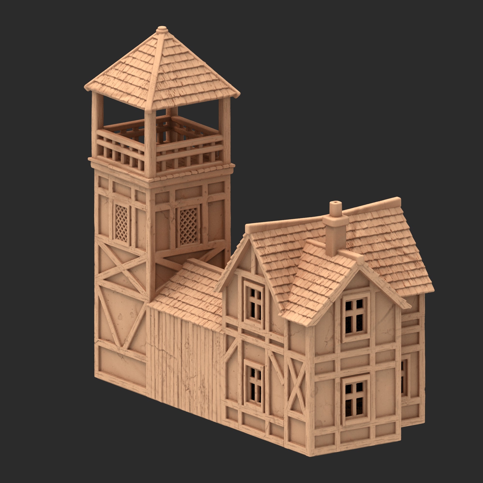 Medieval Town Architecture Part 2 - x9 Buildings