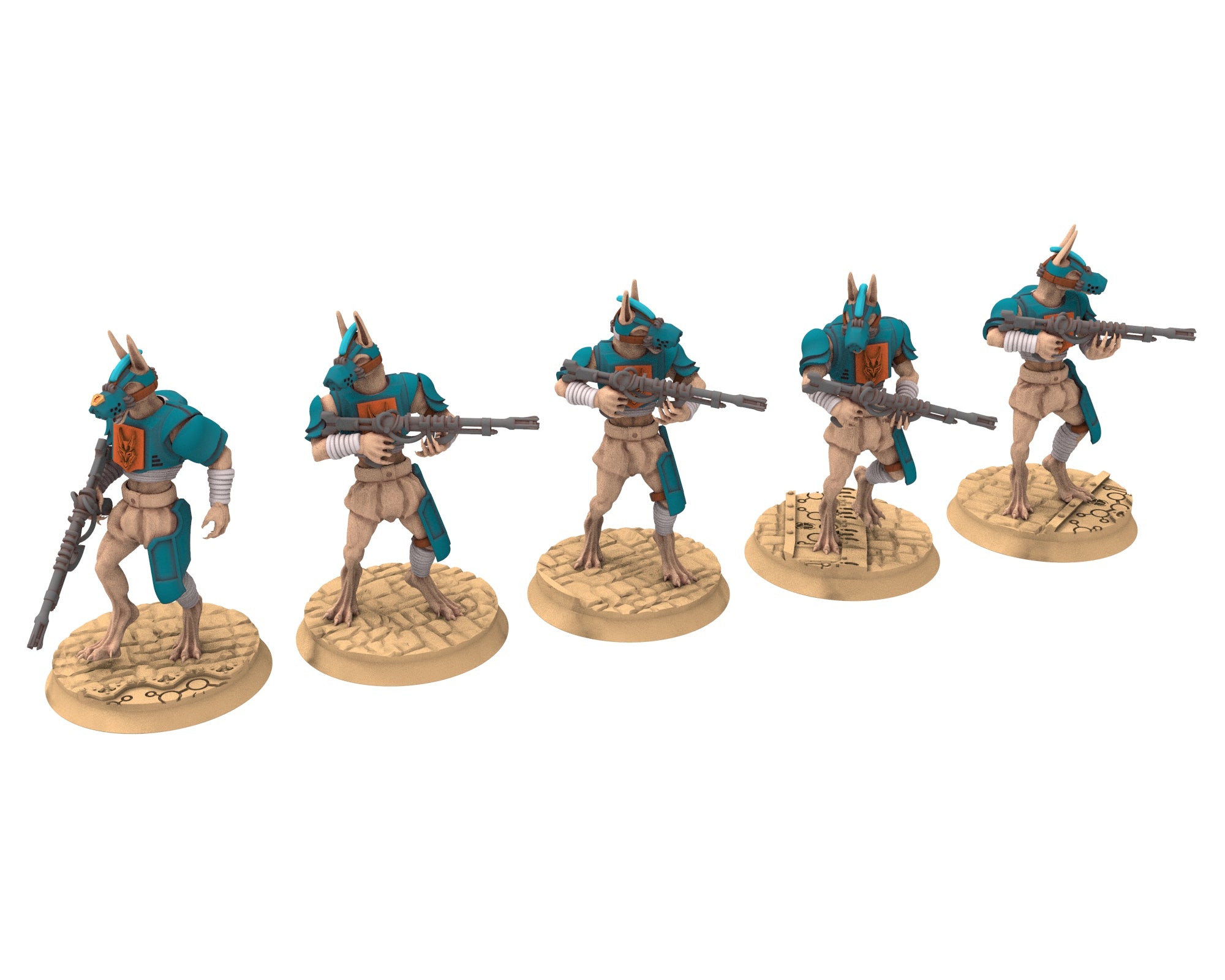 Ta-Khefet – Geb | Laser Rifles – Modular Greanan Infantry