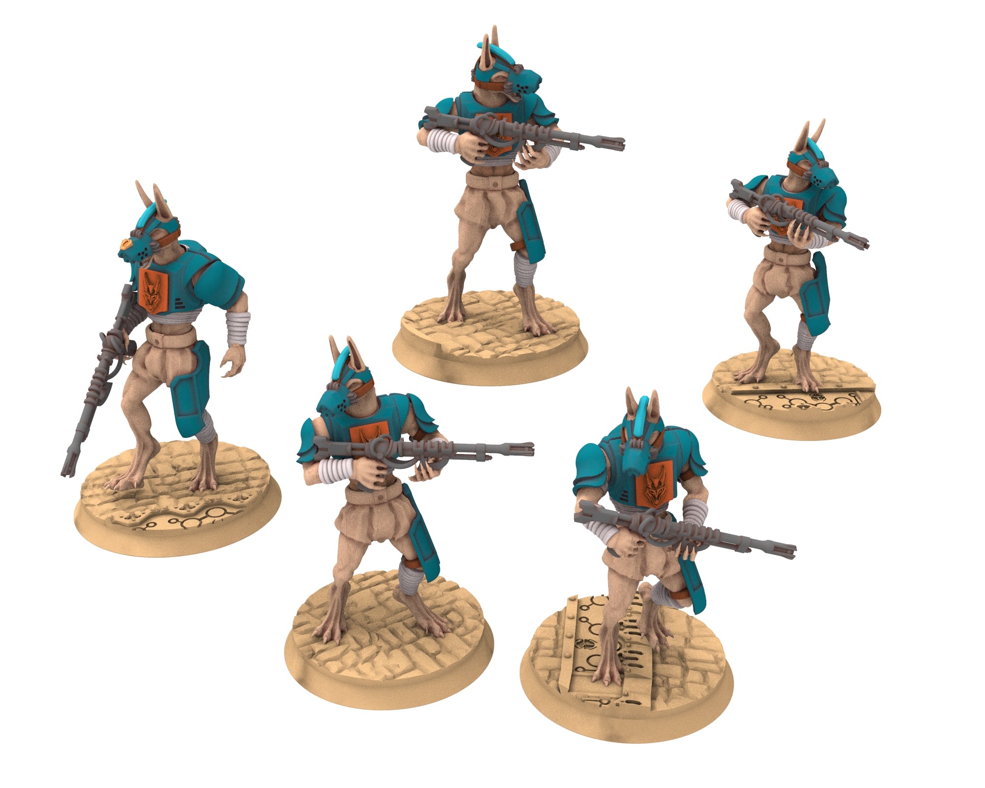 Ta-Khefet – Geb | Laser Rifles – Modular Greanan Infantry