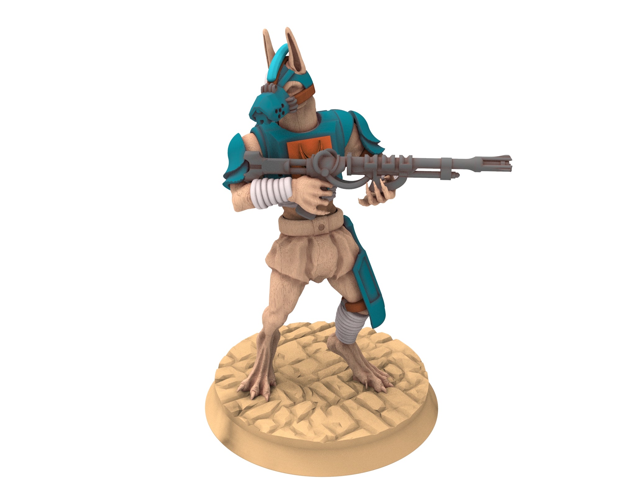 Ta-Khefet – Geb | Laser Rifles – Modular Greanan Infantry