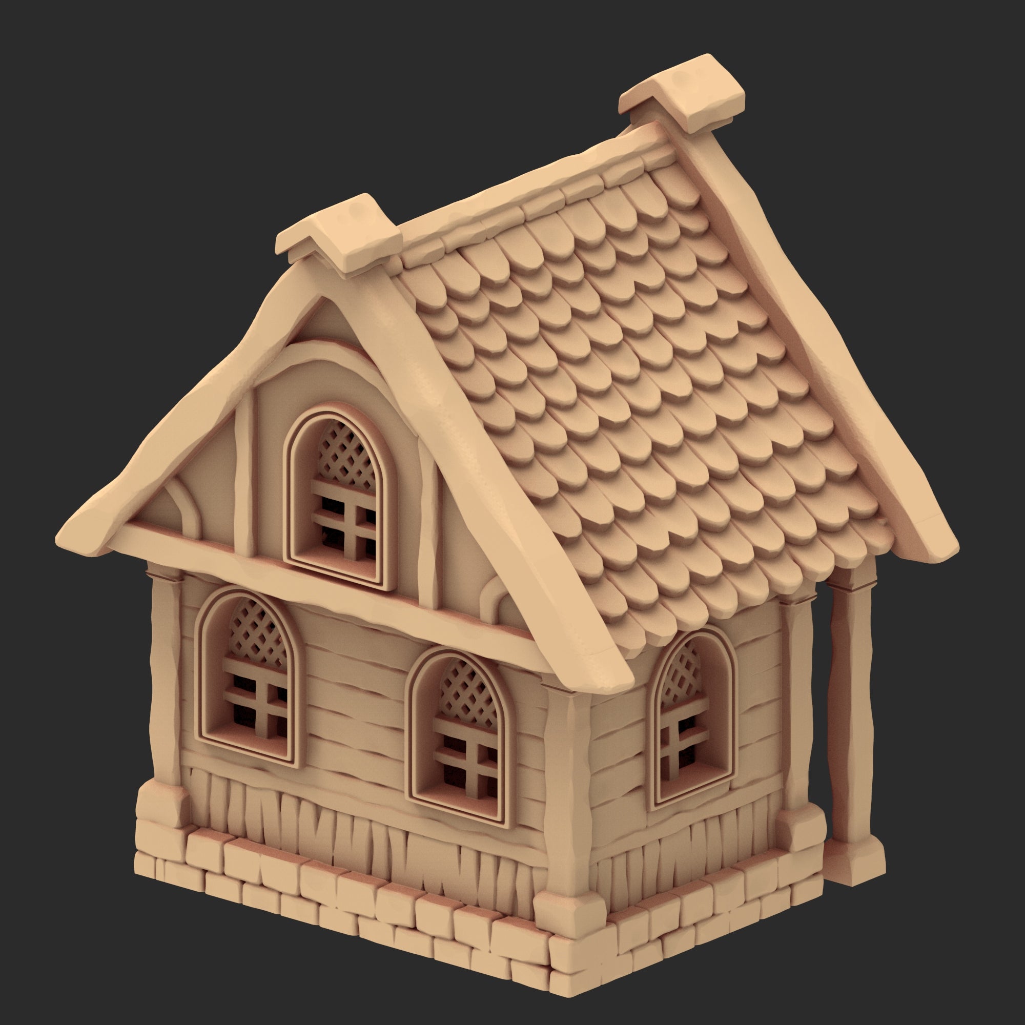 Medieval Town Architecture Part 1 - x5 Buildings