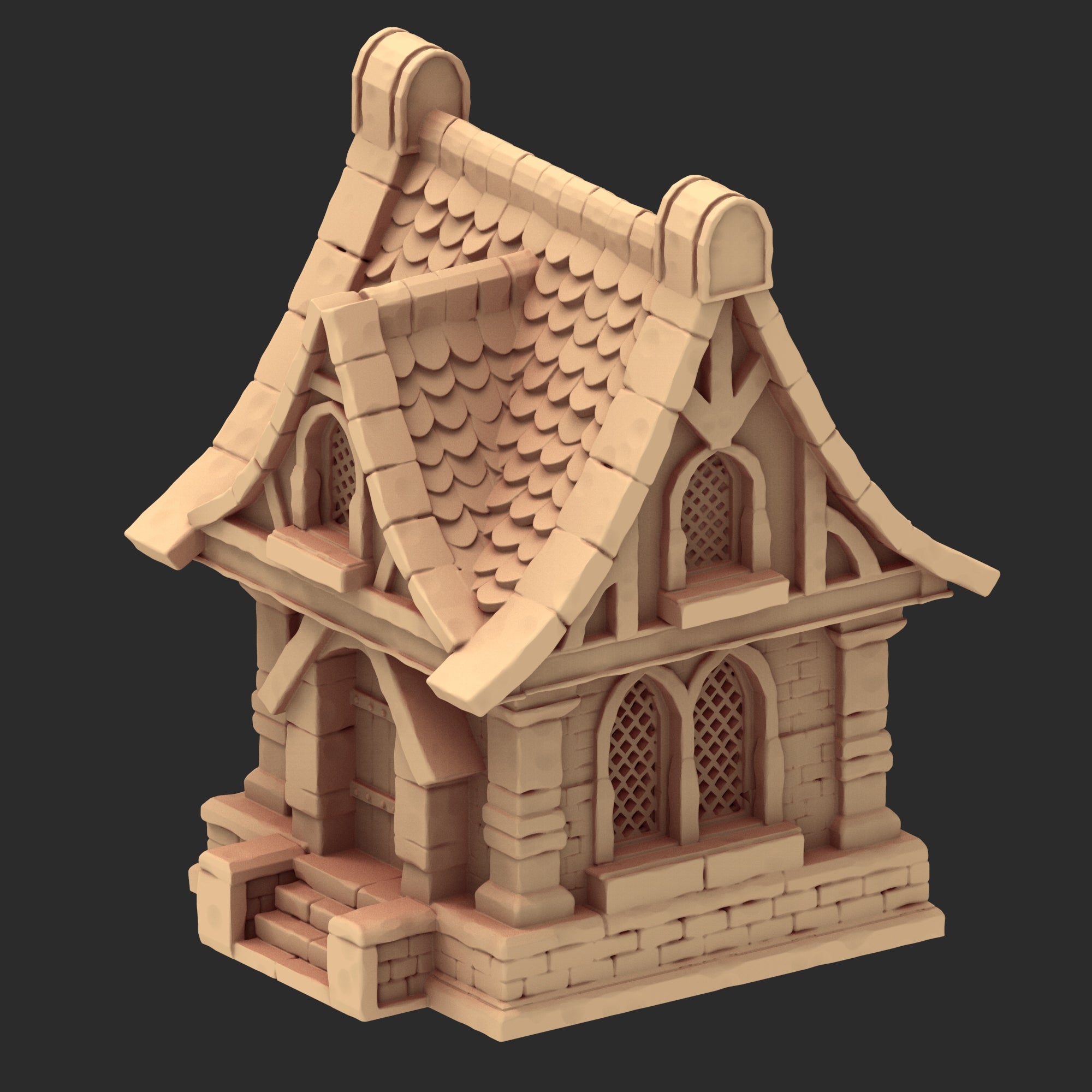 Medieval Town Architecture Part 1 - x5 Buildings