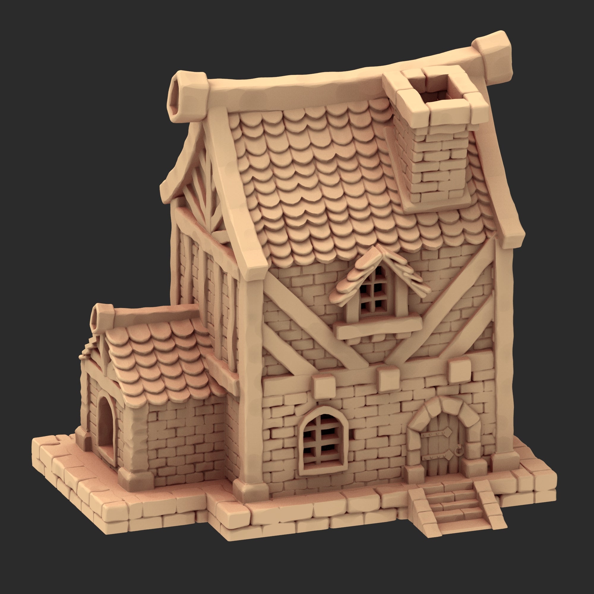 Medieval Town Architecture Part 1 - x5 Buildings