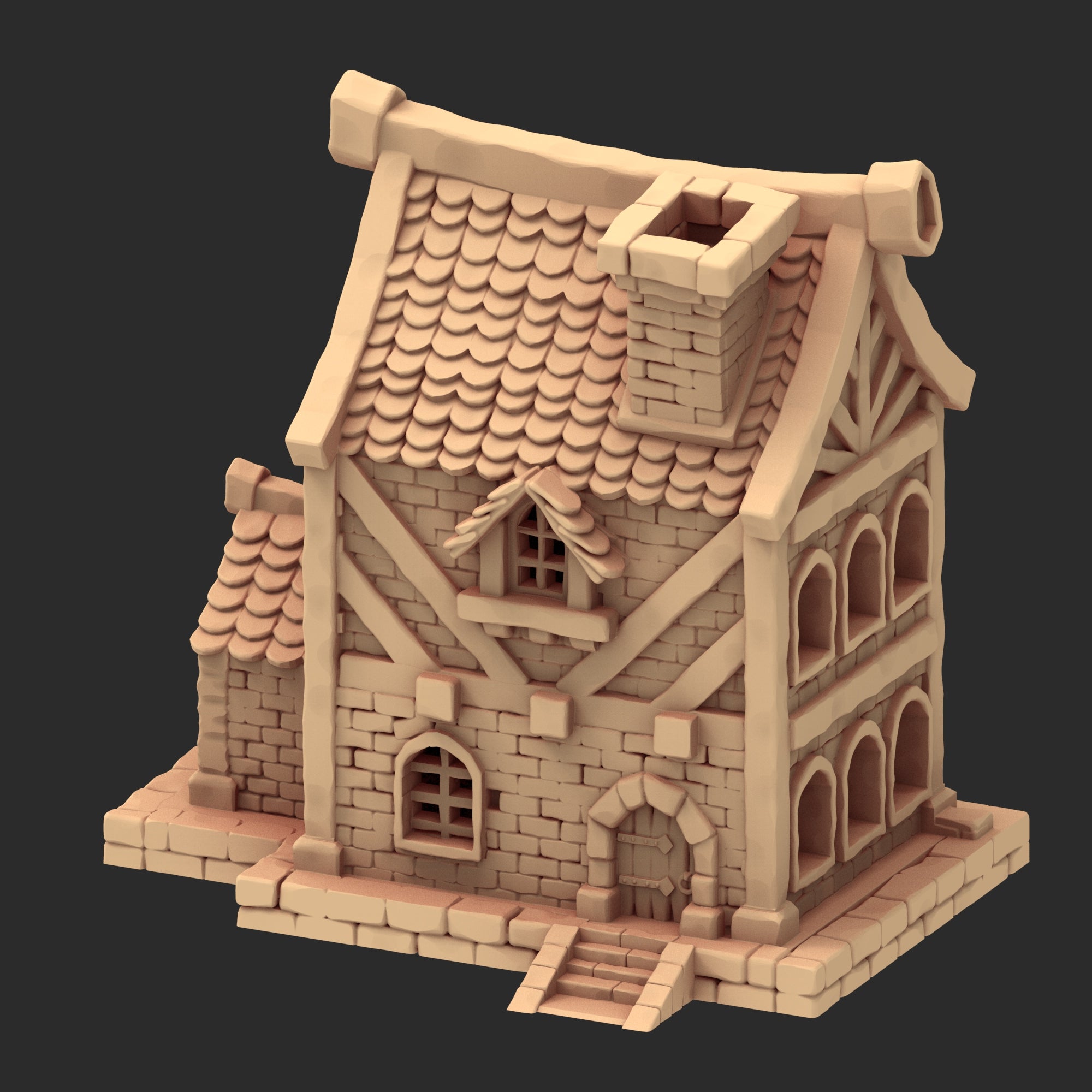 Medieval Town Architecture Part 1 - x5 Buildings