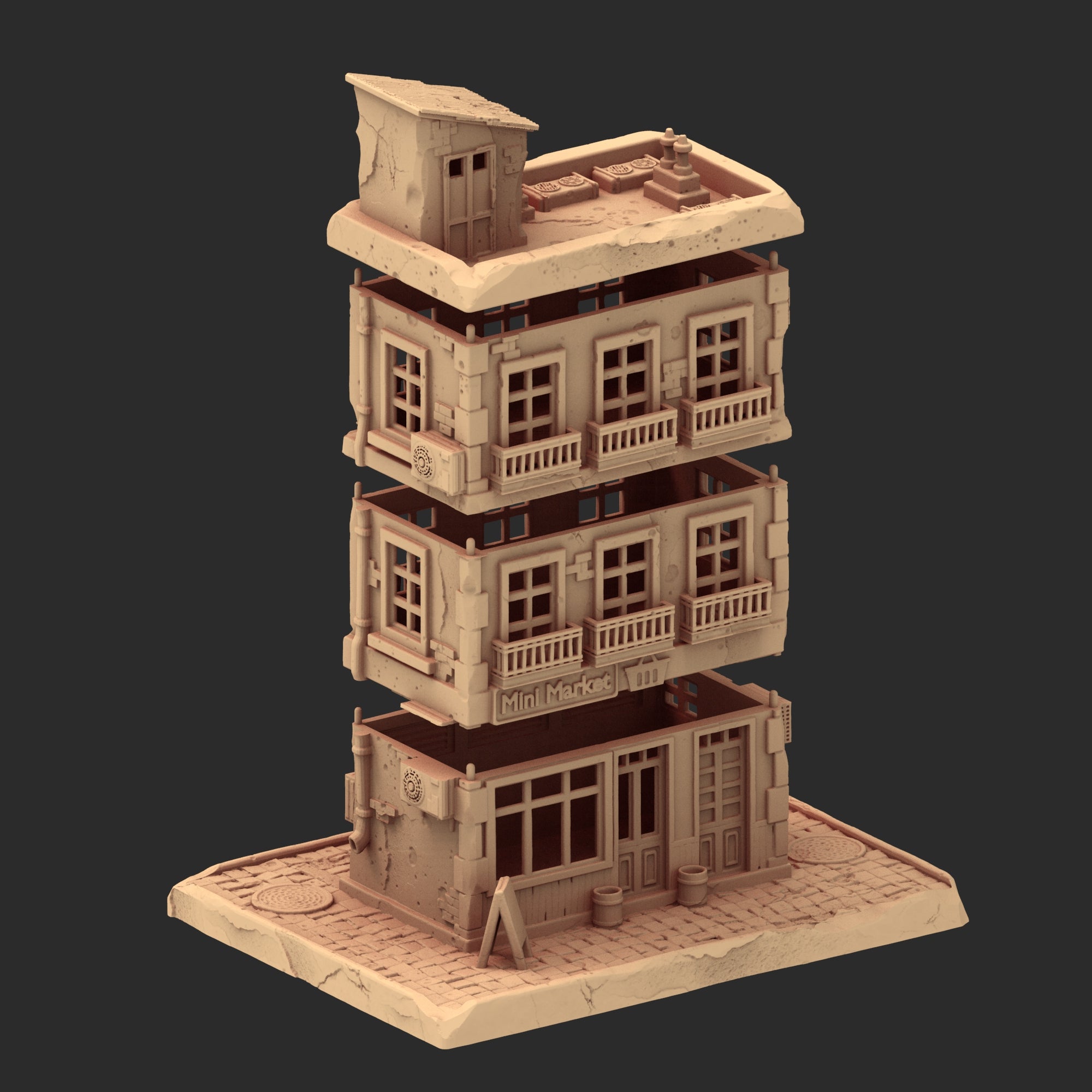 Small Town USA – 1900s – 6 Printable STL Buildings