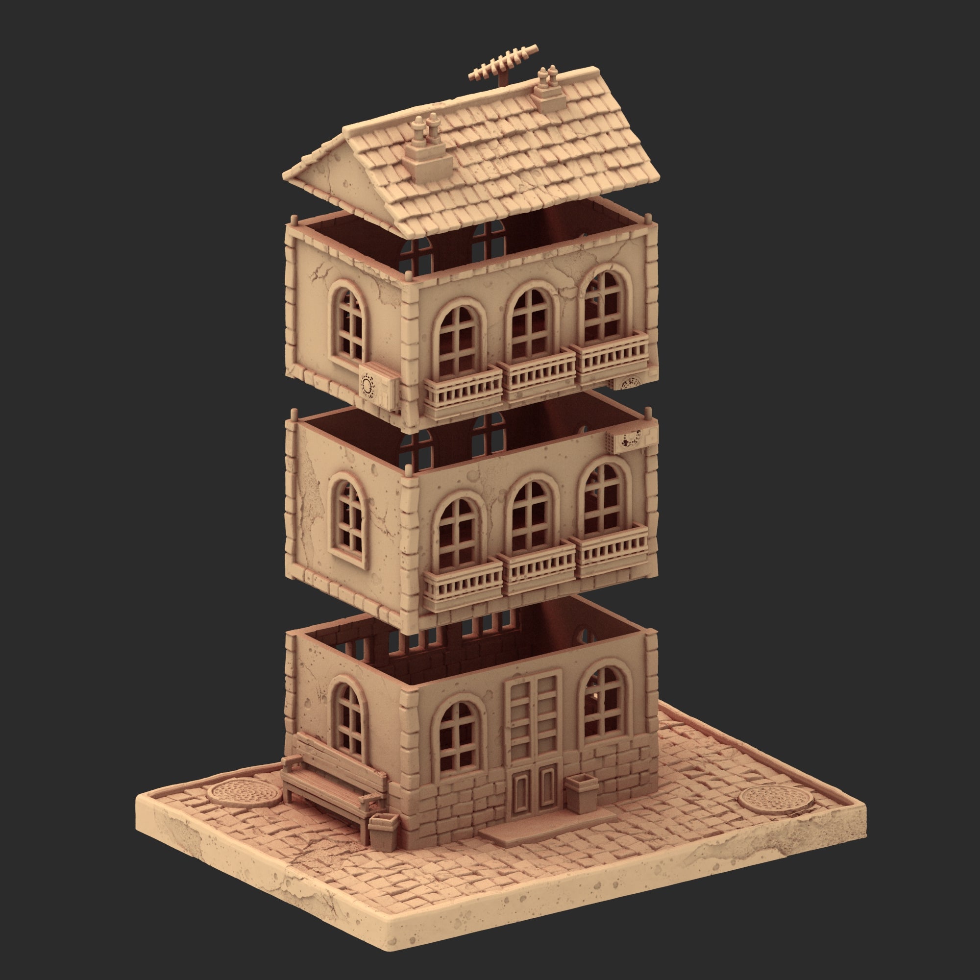 Small Town USA – 1900s – 6 Printable STL Buildings