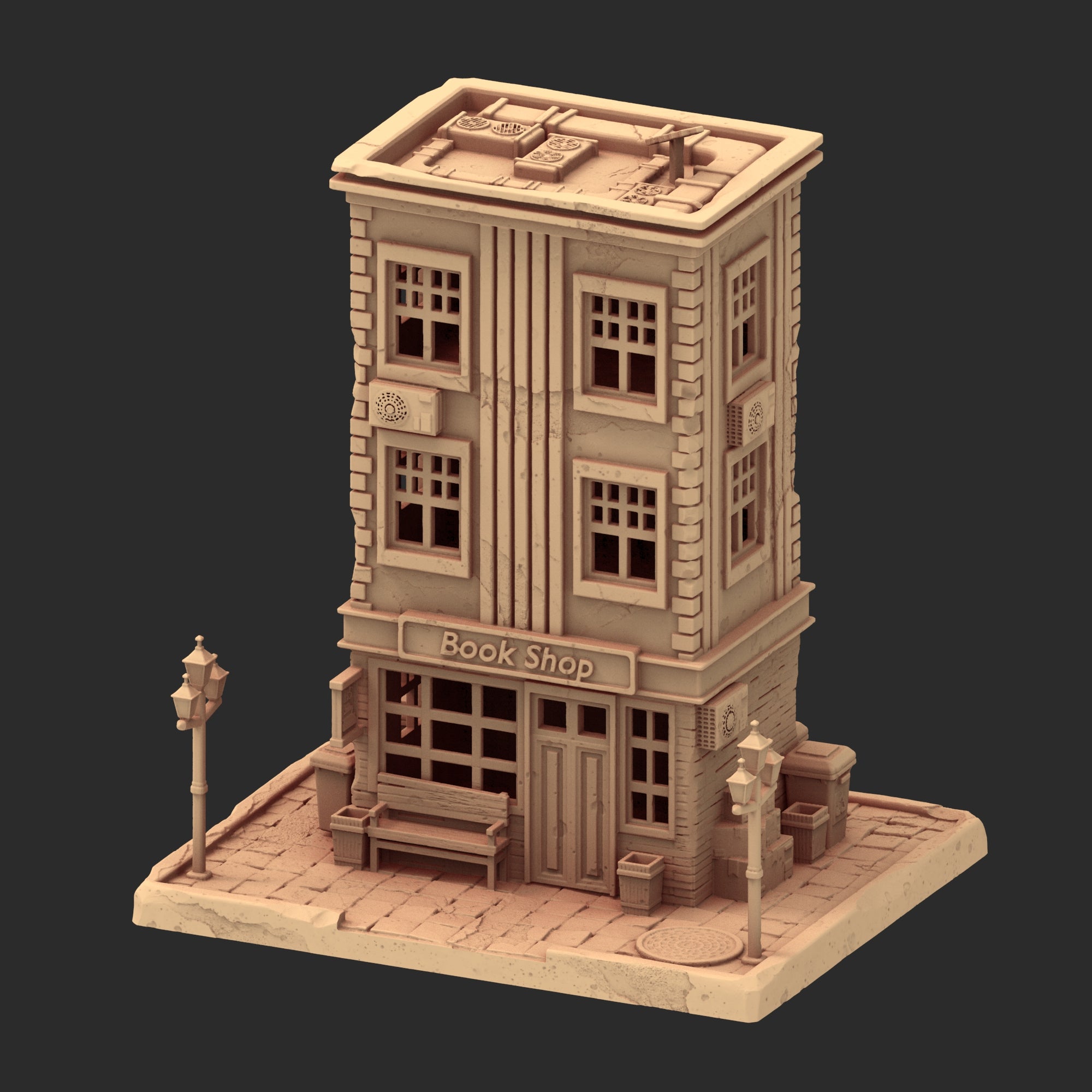 Small Town USA – 1900s – 6 Printable STL Buildings