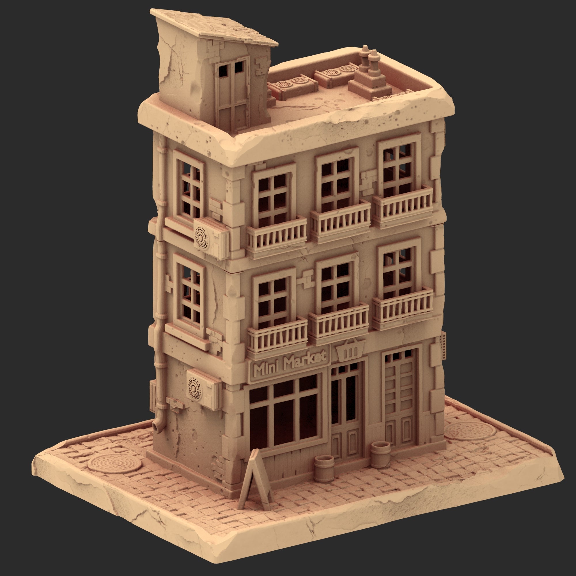 Small Town USA – 1900s – 6 Printable STL Buildings