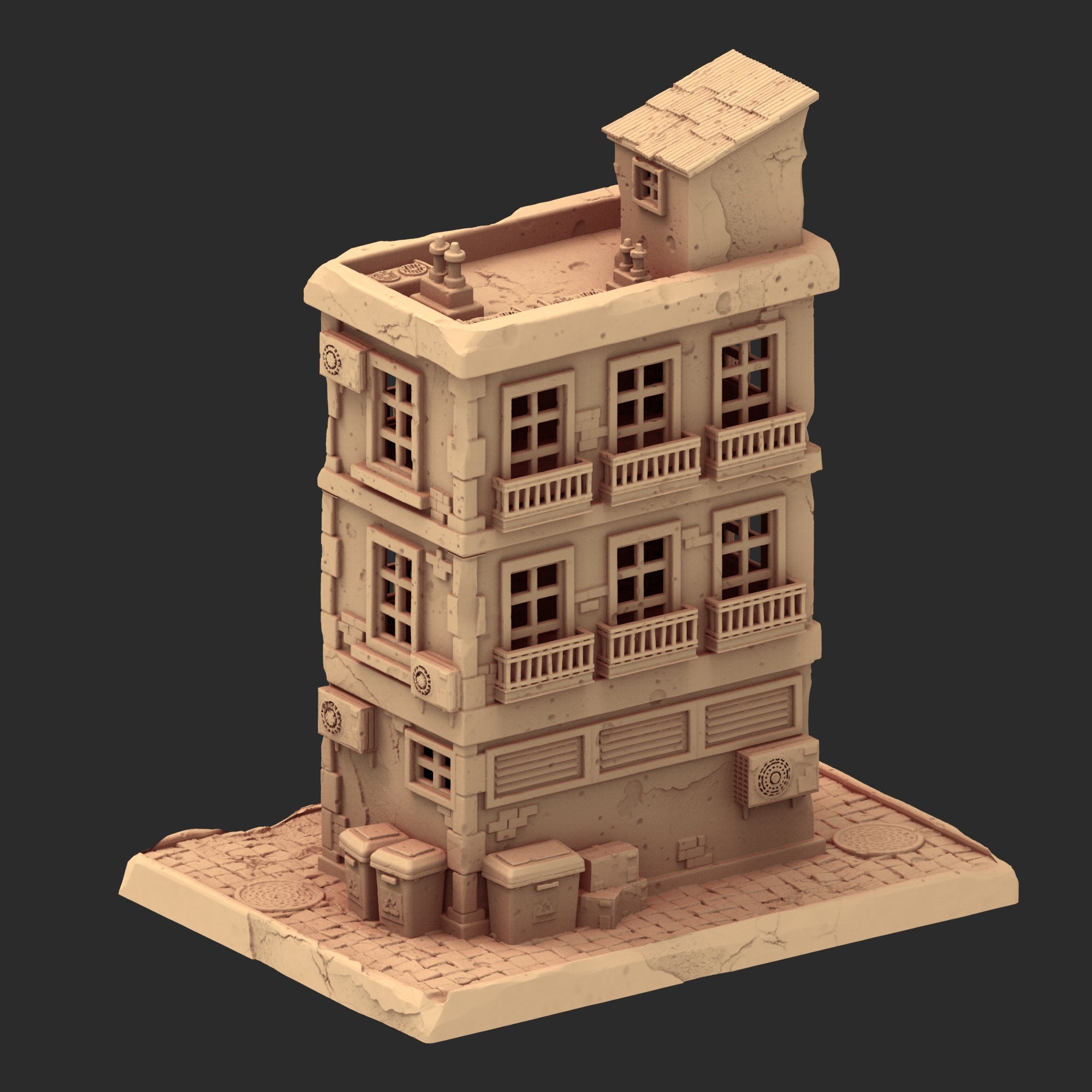 Small Town USA – 1900s – 6 Printable STL Buildings