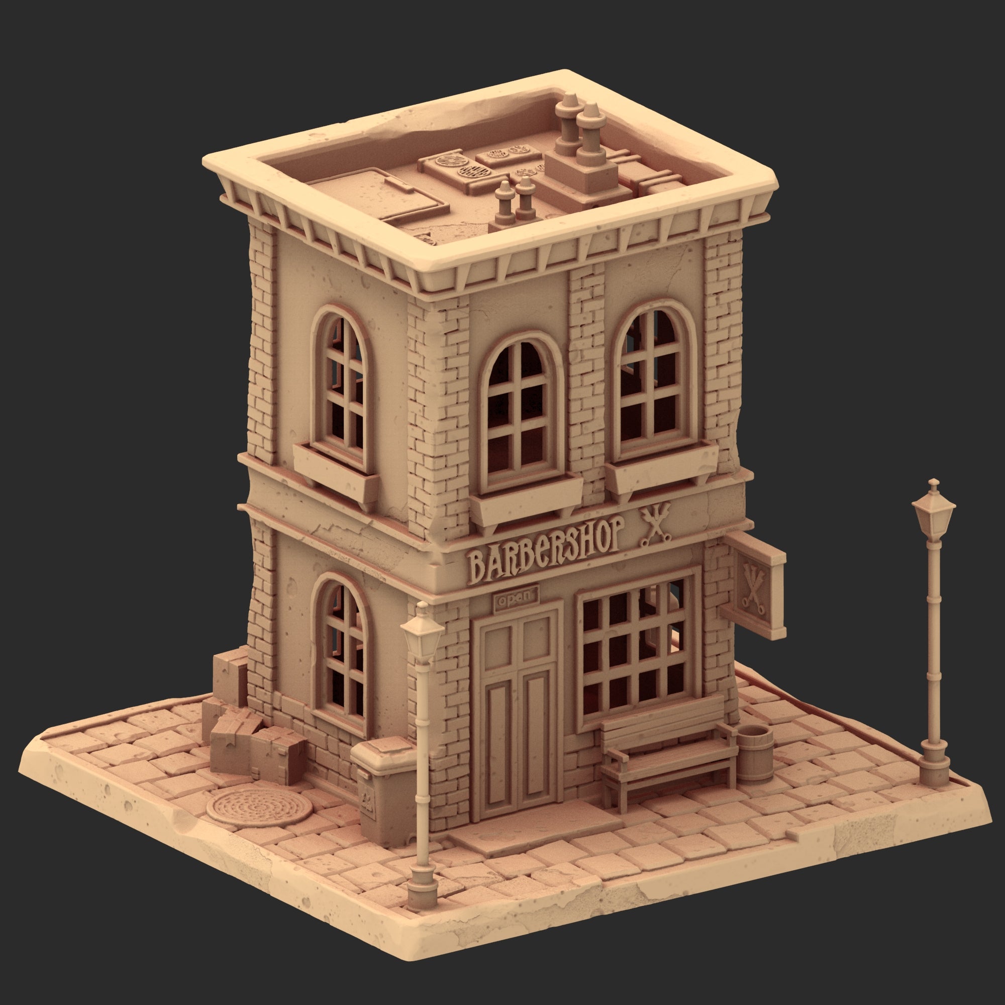 Small Town USA – 1900s – 6 Printable STL Buildings