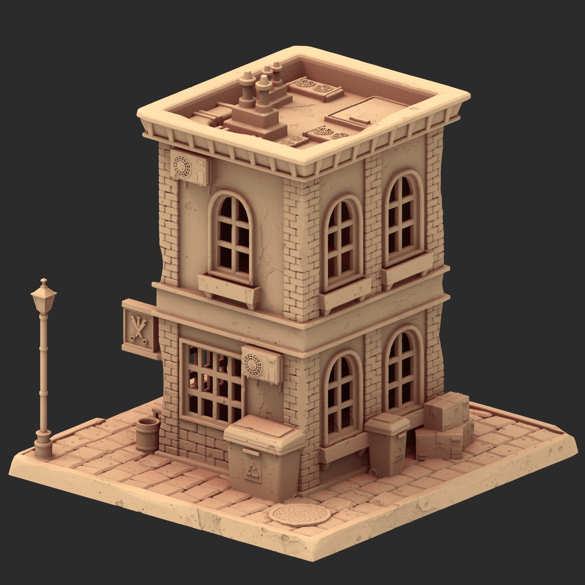 Small Town USA – 1900s – 6 Printable STL Buildings