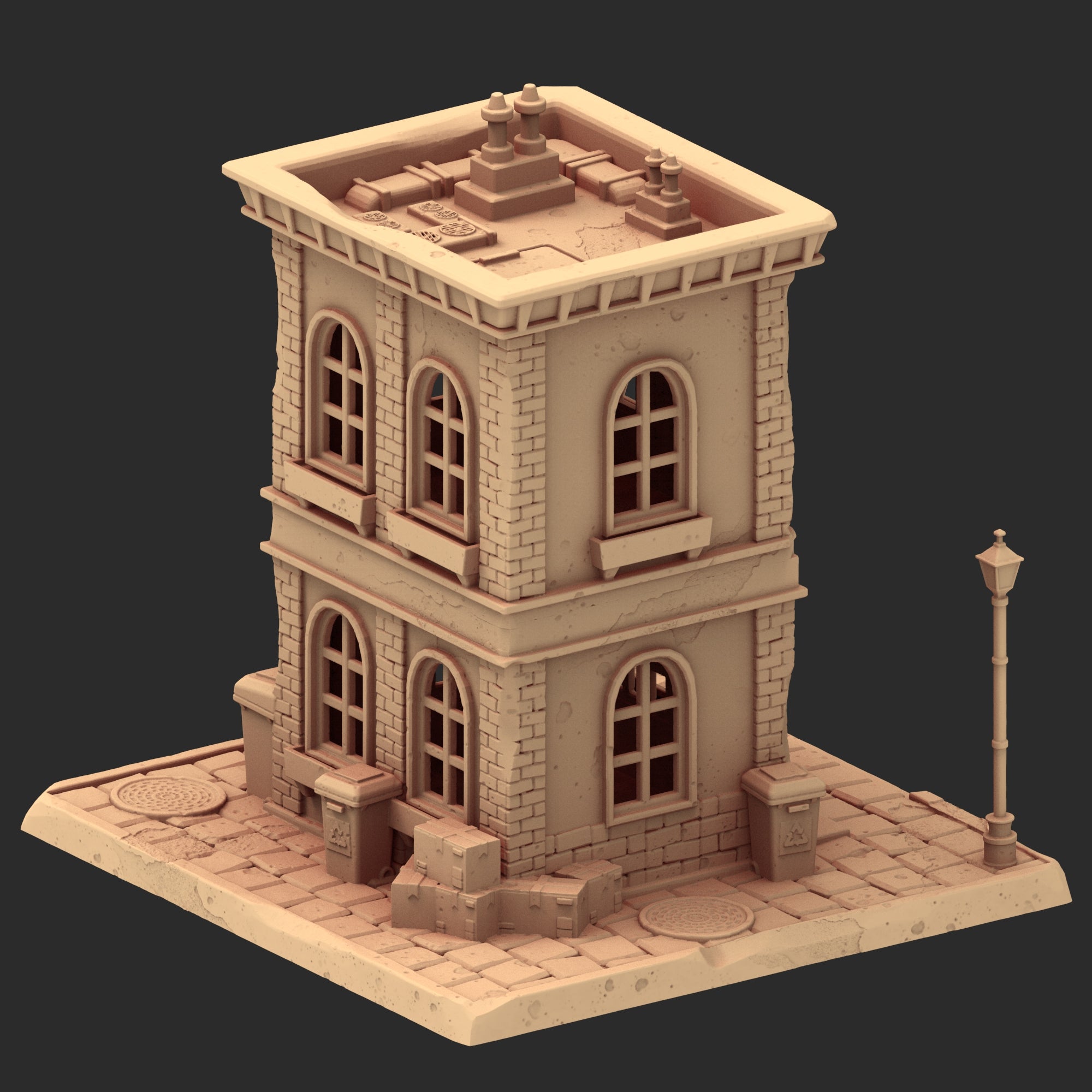 Small Town USA – 1900s – 6 Printable STL Buildings