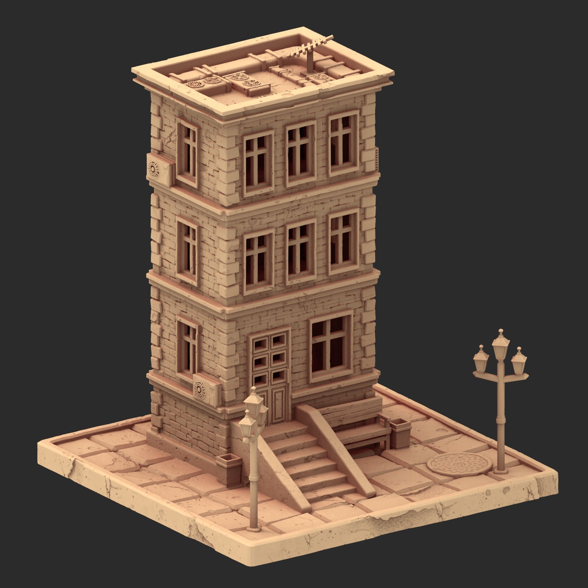 Small Town USA – 1900s – 6 Printable STL Buildings