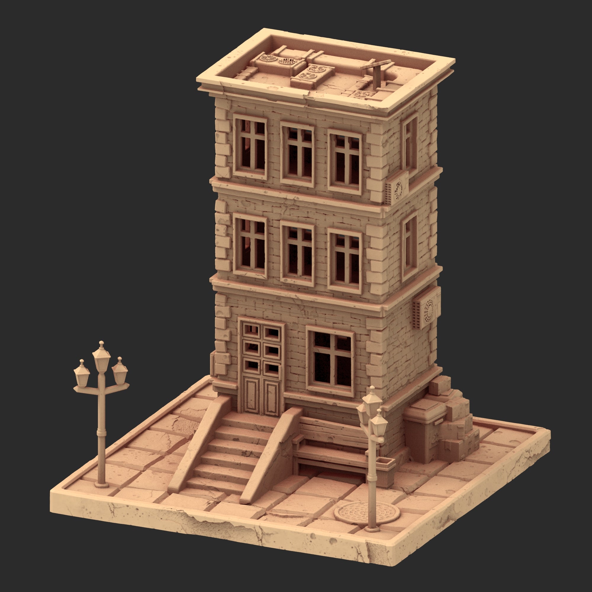 Small Town USA – 1900s – 6 Printable STL Buildings