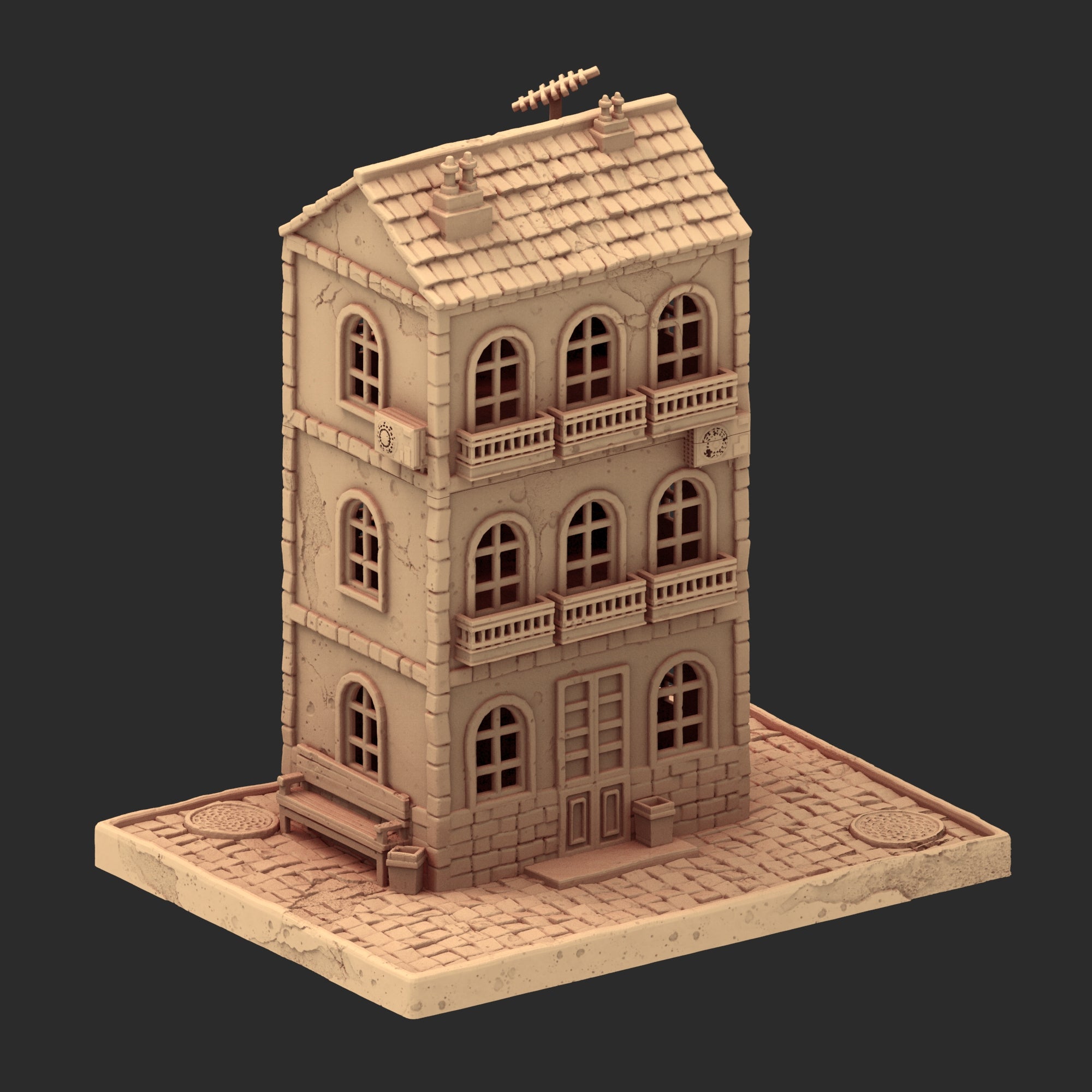 Small Town USA – 1900s – 6 Printable STL Buildings