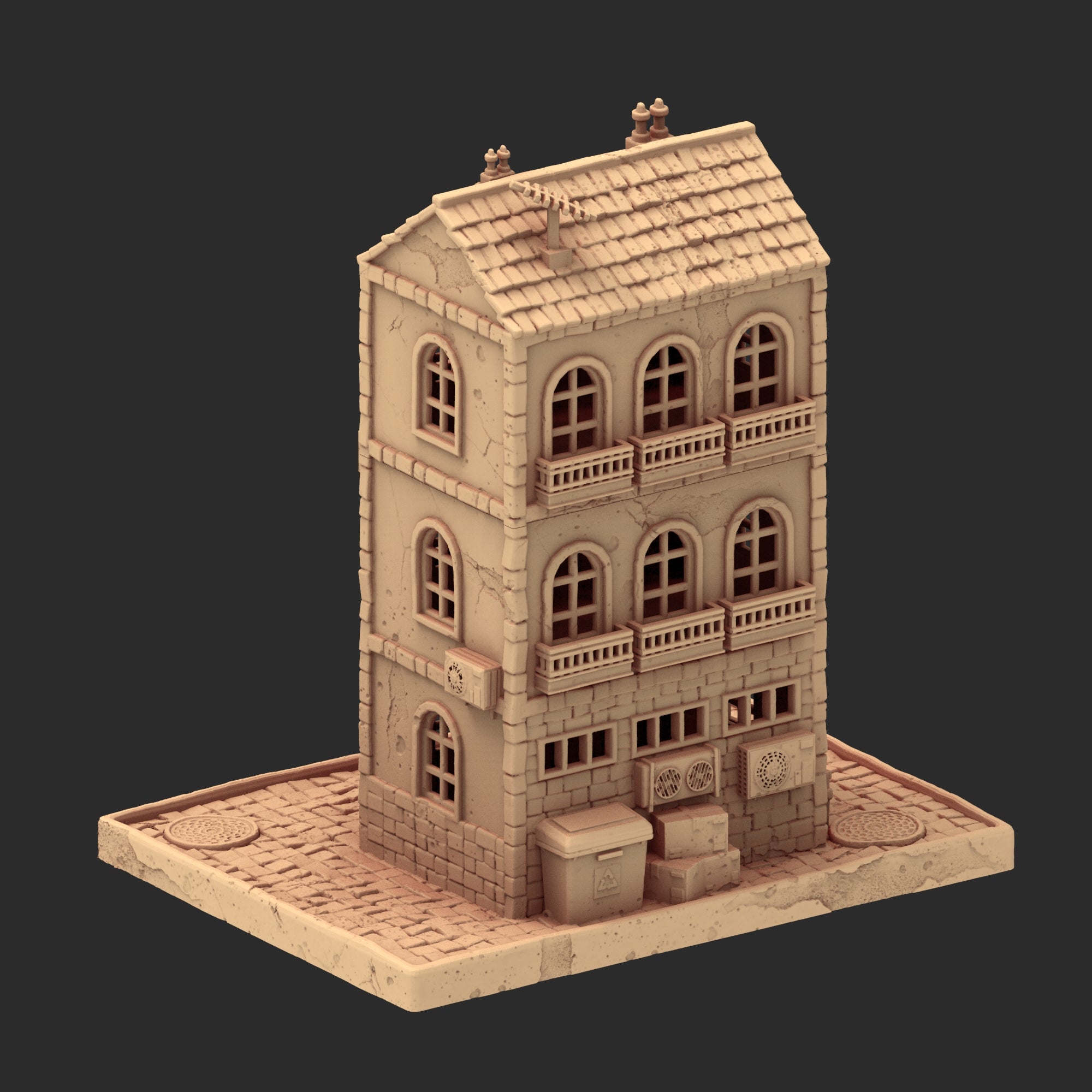 Small Town USA – 1900s – 6 Printable STL Buildings