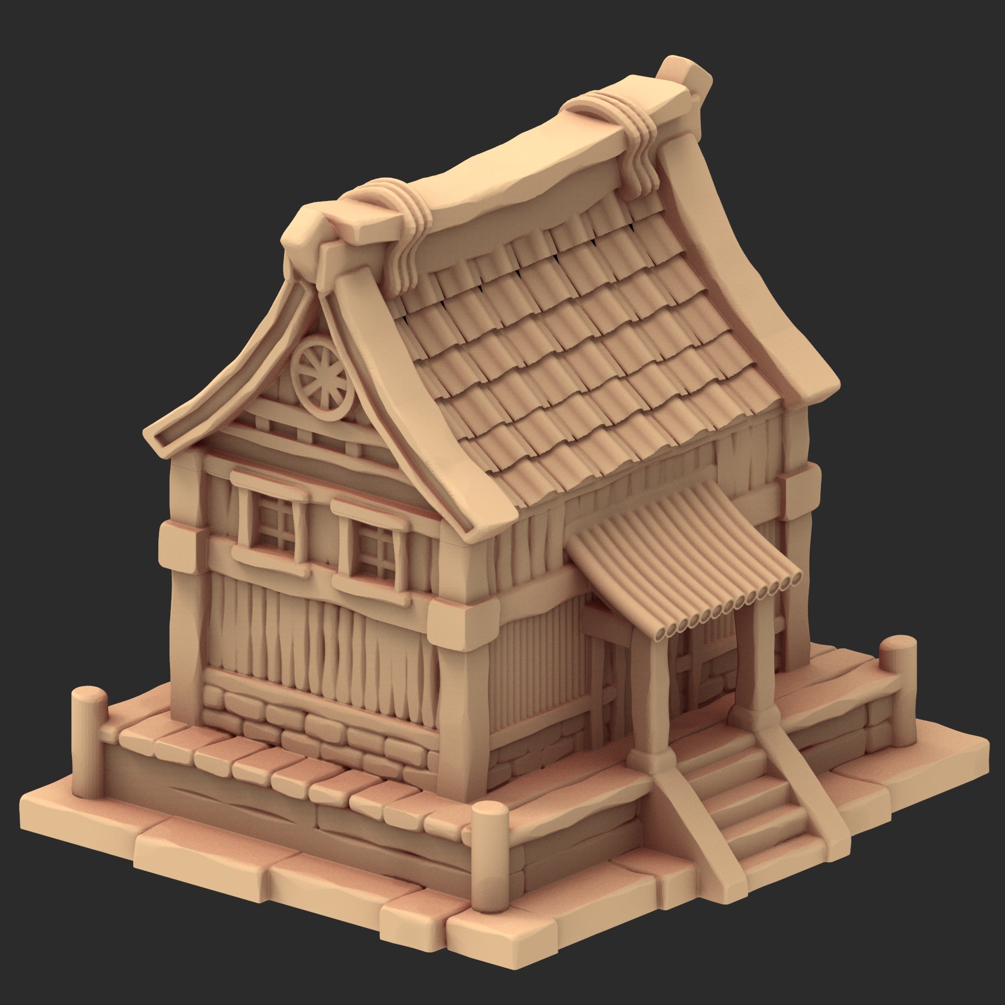 Stylized Japanese architecture - Part 2 - x5 Buildings