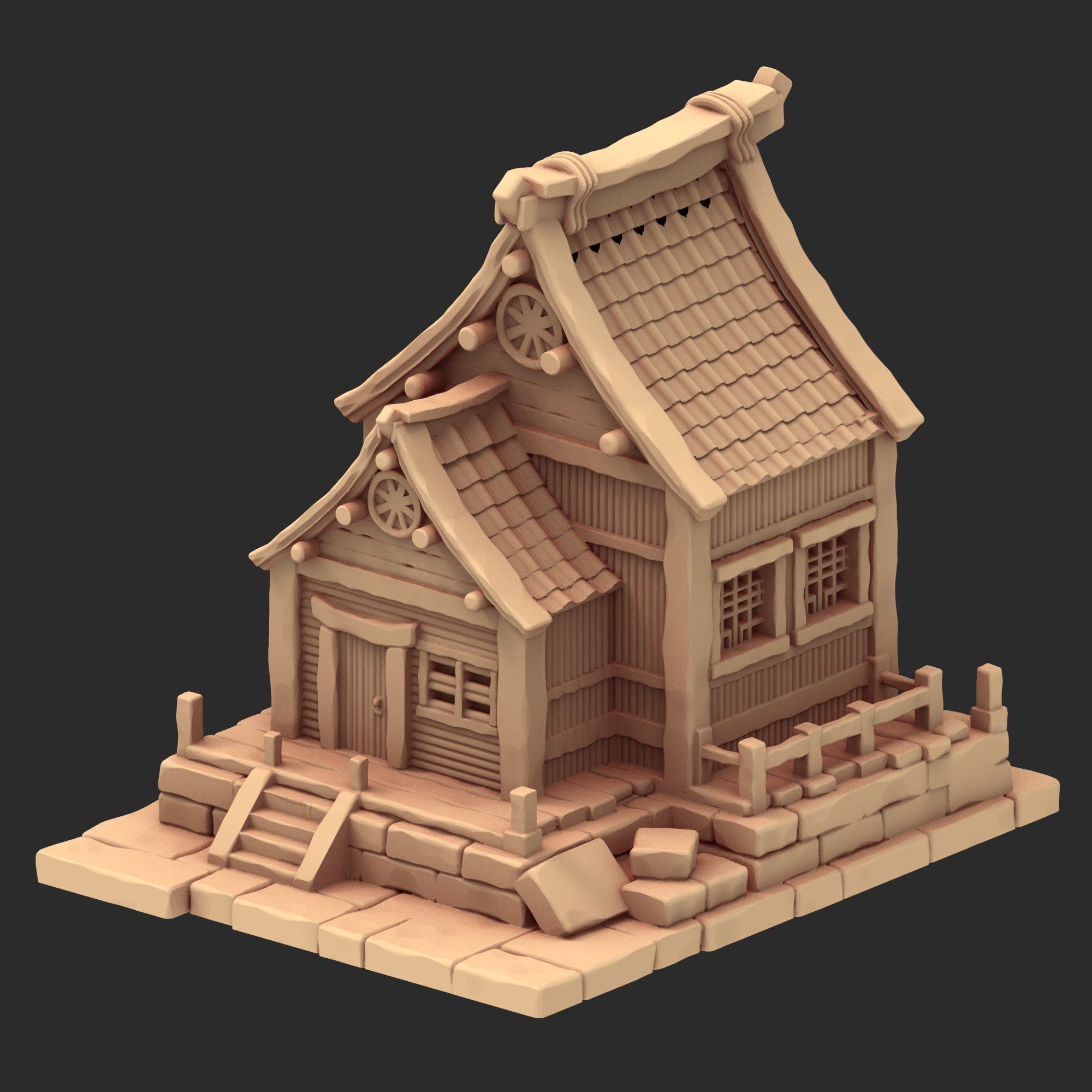 Stylized Japanese architecture - Part 2 - x5 Buildings