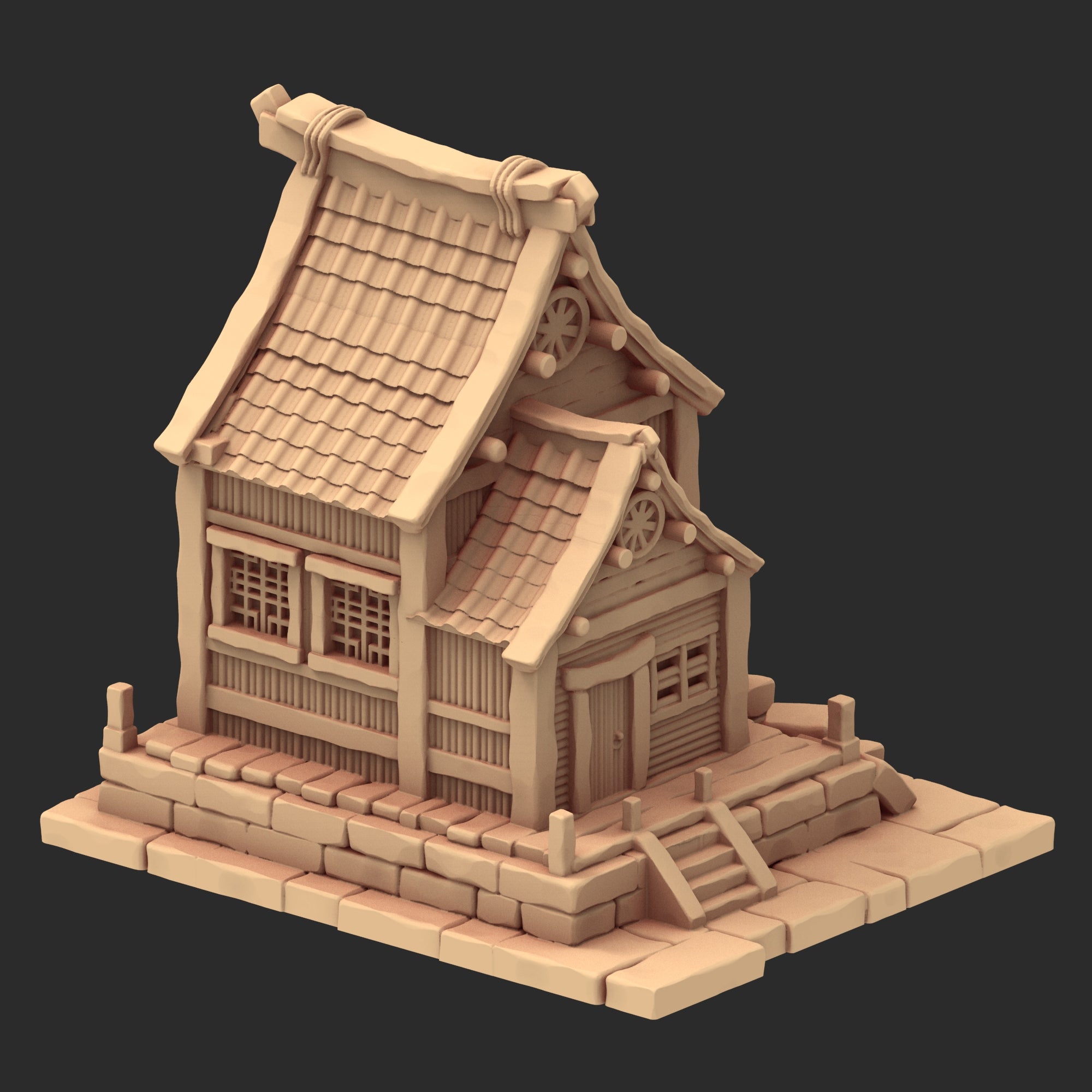 Stylized Japanese architecture - Part 2 - x5 Buildings