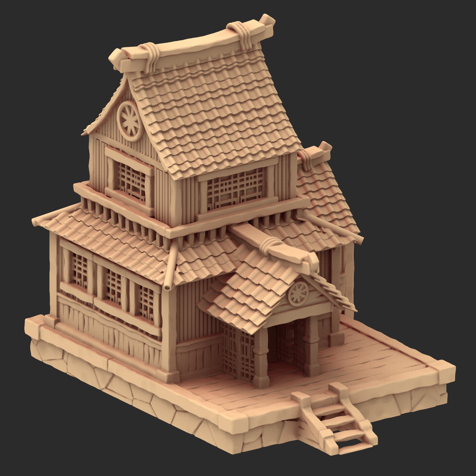 Stylized Japanese architecture - Part 2 - x5 Buildings