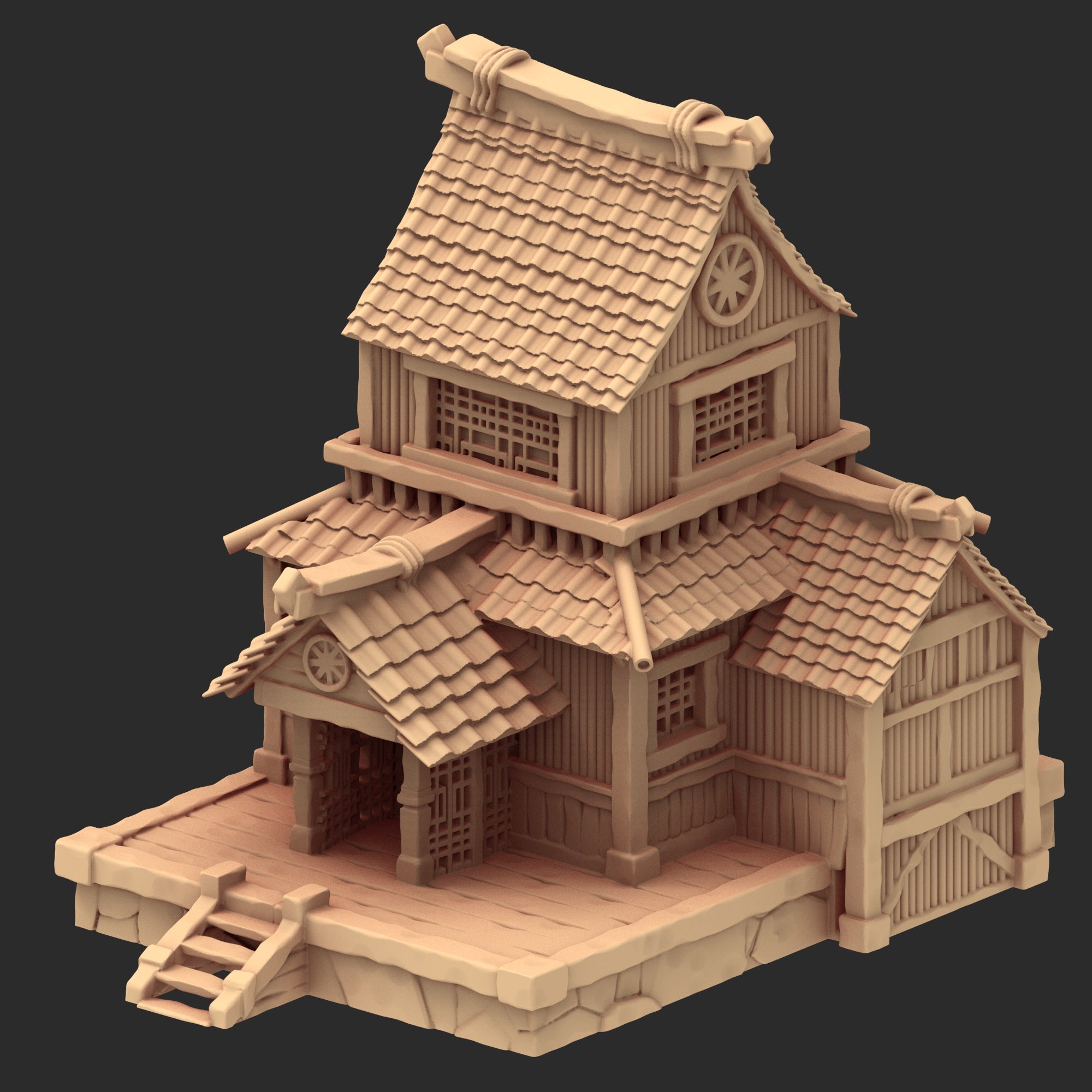 Stylized Japanese architecture - Part 2 - x5 Buildings