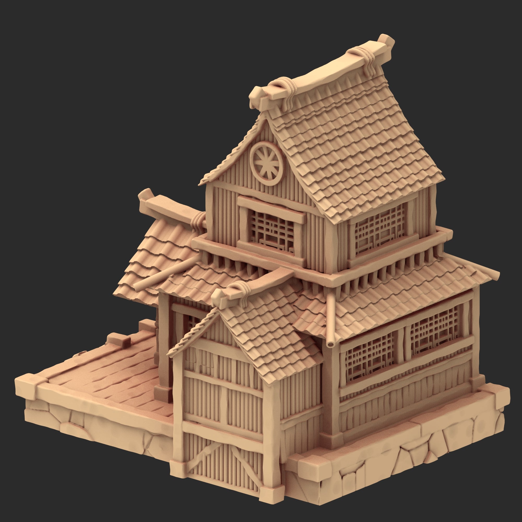 Stylized Japanese architecture - Part 2 - x5 Buildings