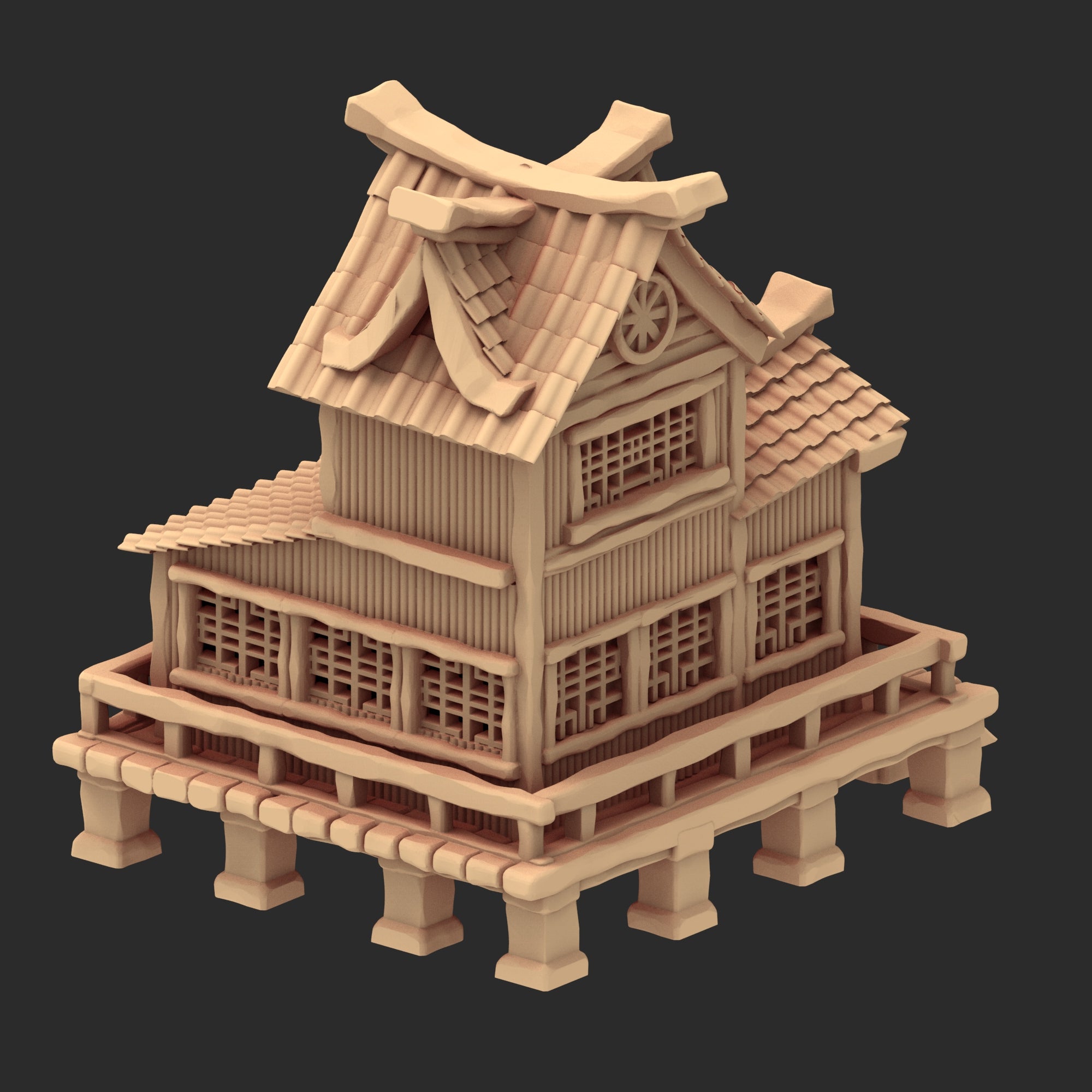 Stylized Japanese architecture - Part 2 - x5 Buildings