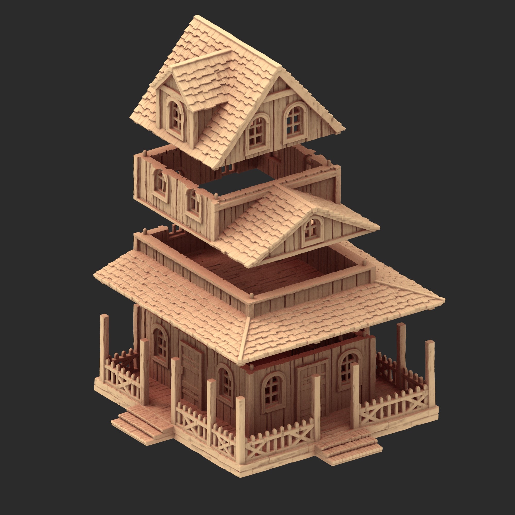 Wild West - Small town Part 2 - x13 Buildings