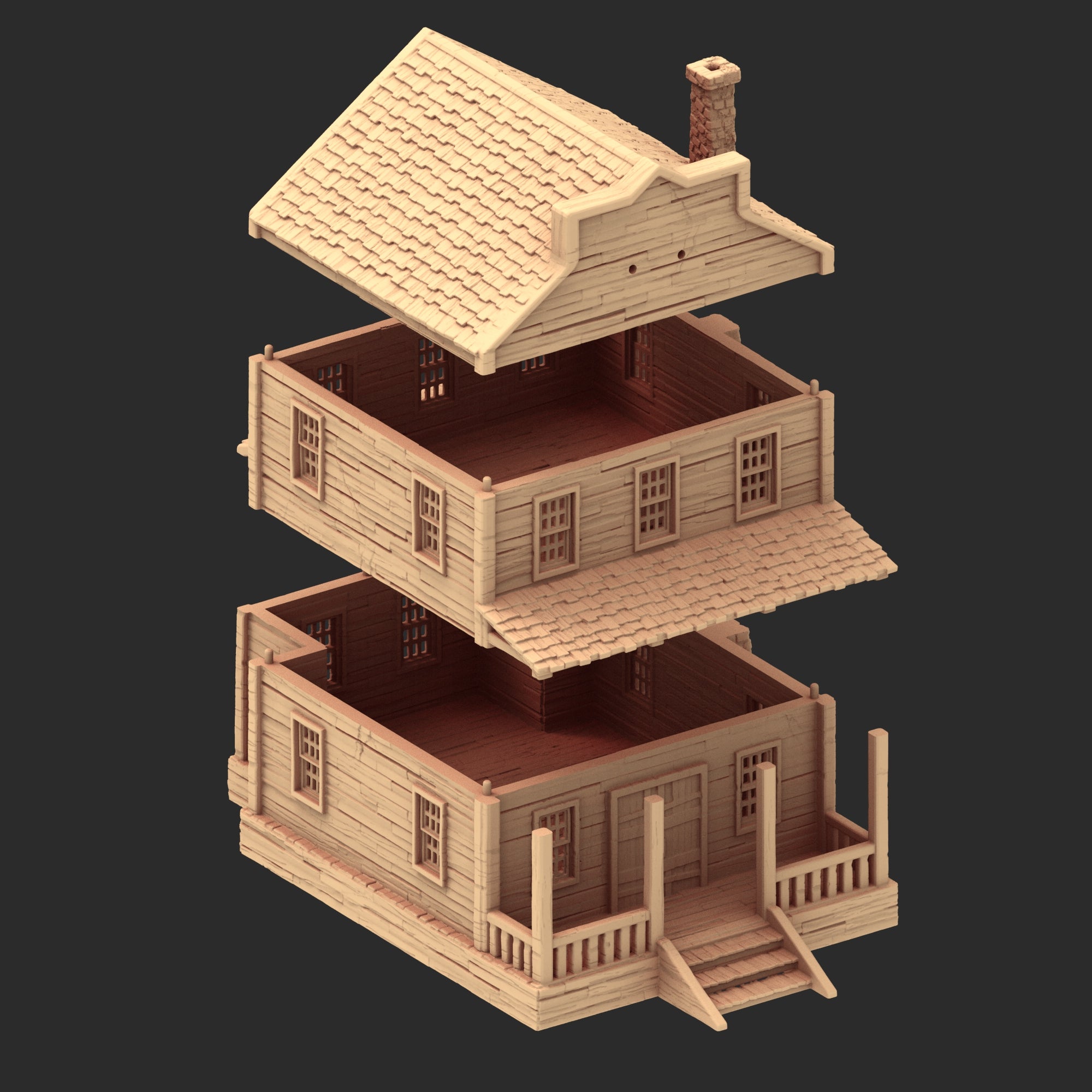 Wild West - Small town Part 2 - x13 Buildings