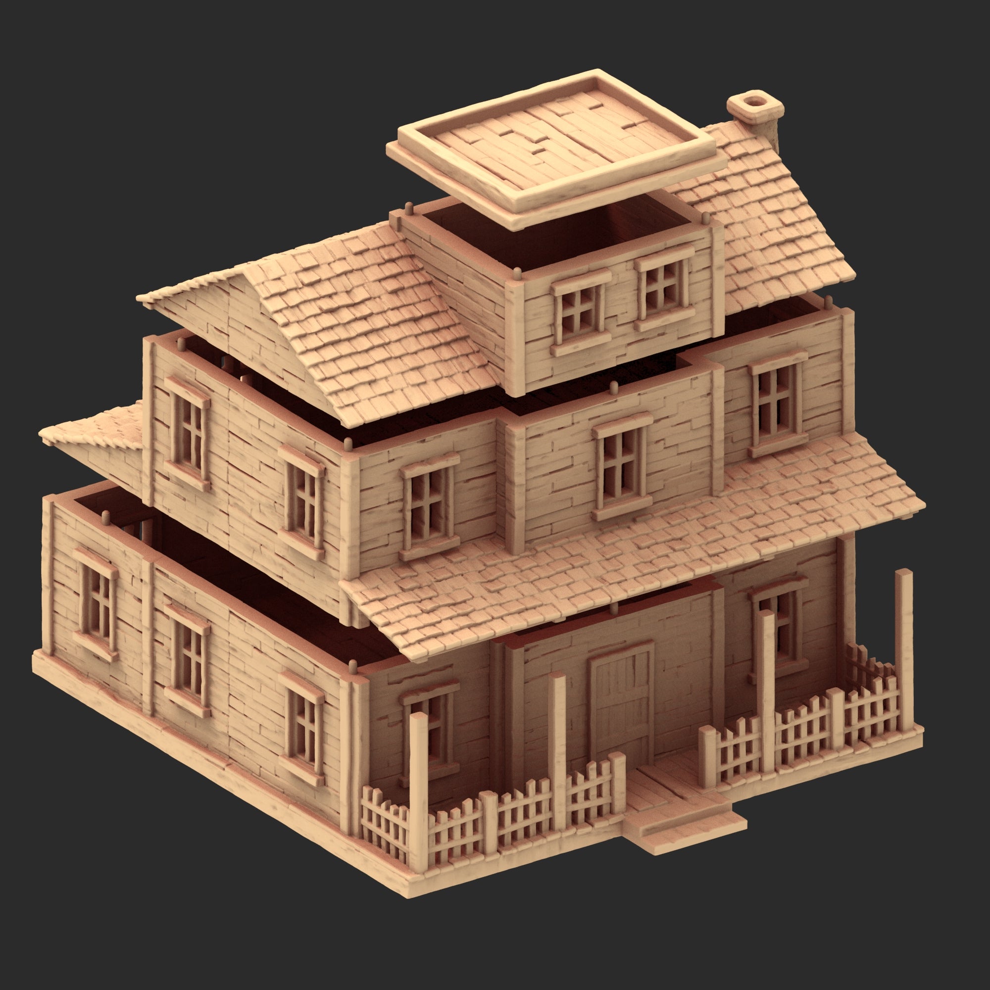 Wild West - Small town Part 2 - x13 Buildings