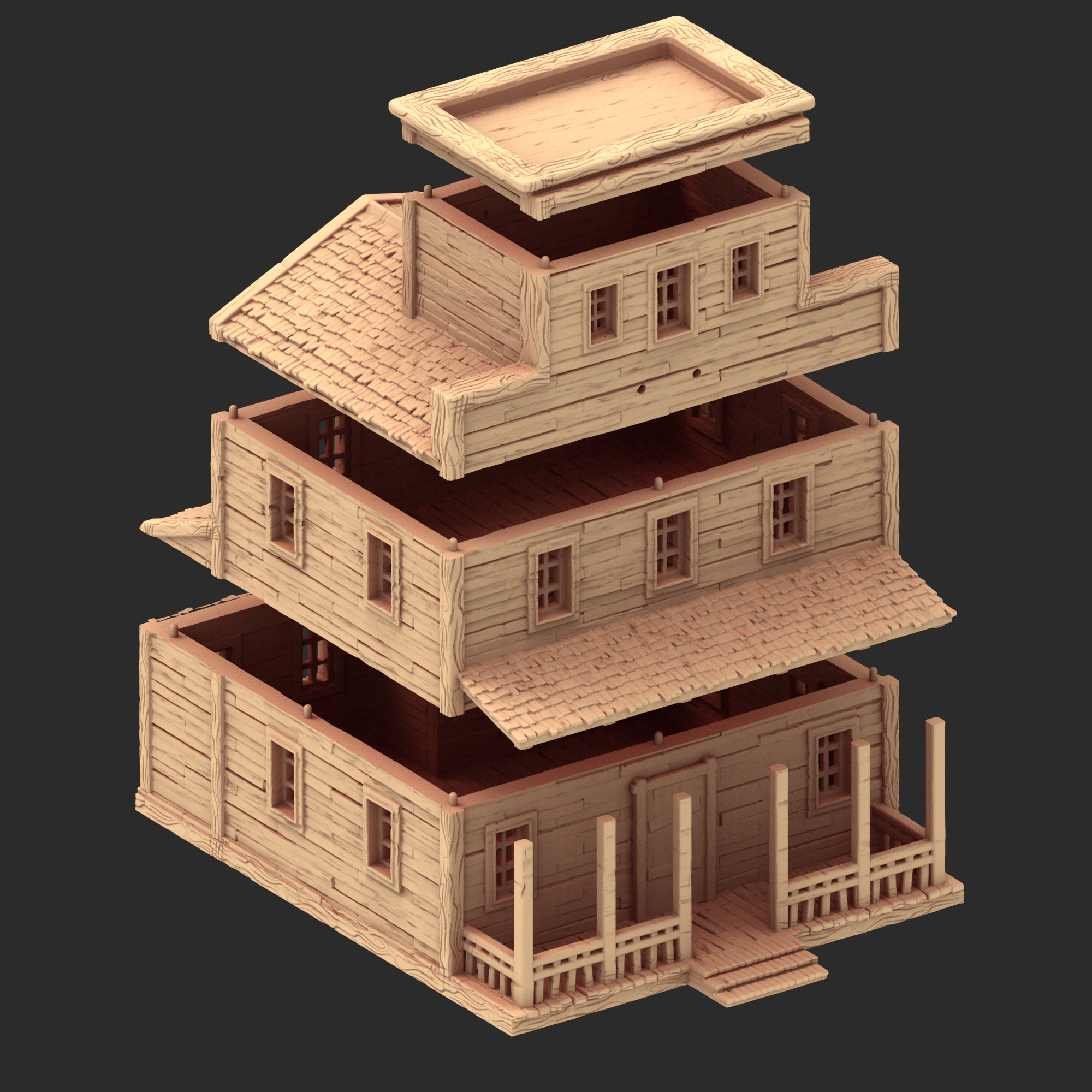 Wild West - Small town Part 2 - x13 Buildings