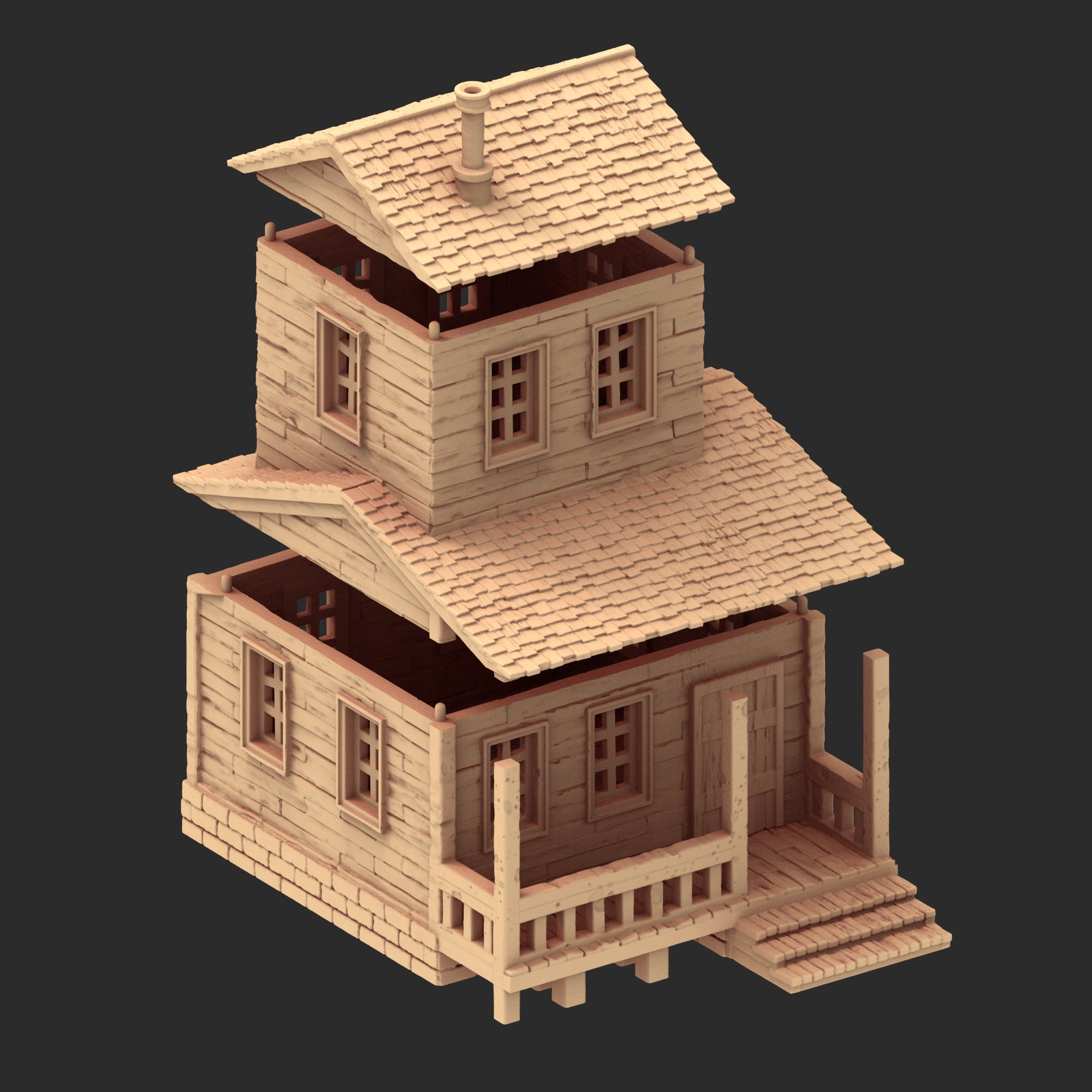 Wild West - Small town Part 2 - x13 Buildings